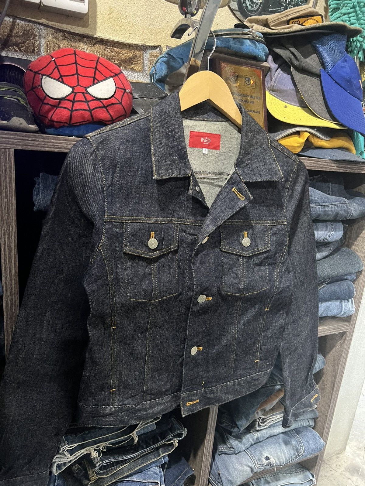 Yohji Yamamoto 🔥Inéd Jeans Yohji Yamamoto Denim Jacket Size S / US 4 / IT 40 - 10 Thumbnail