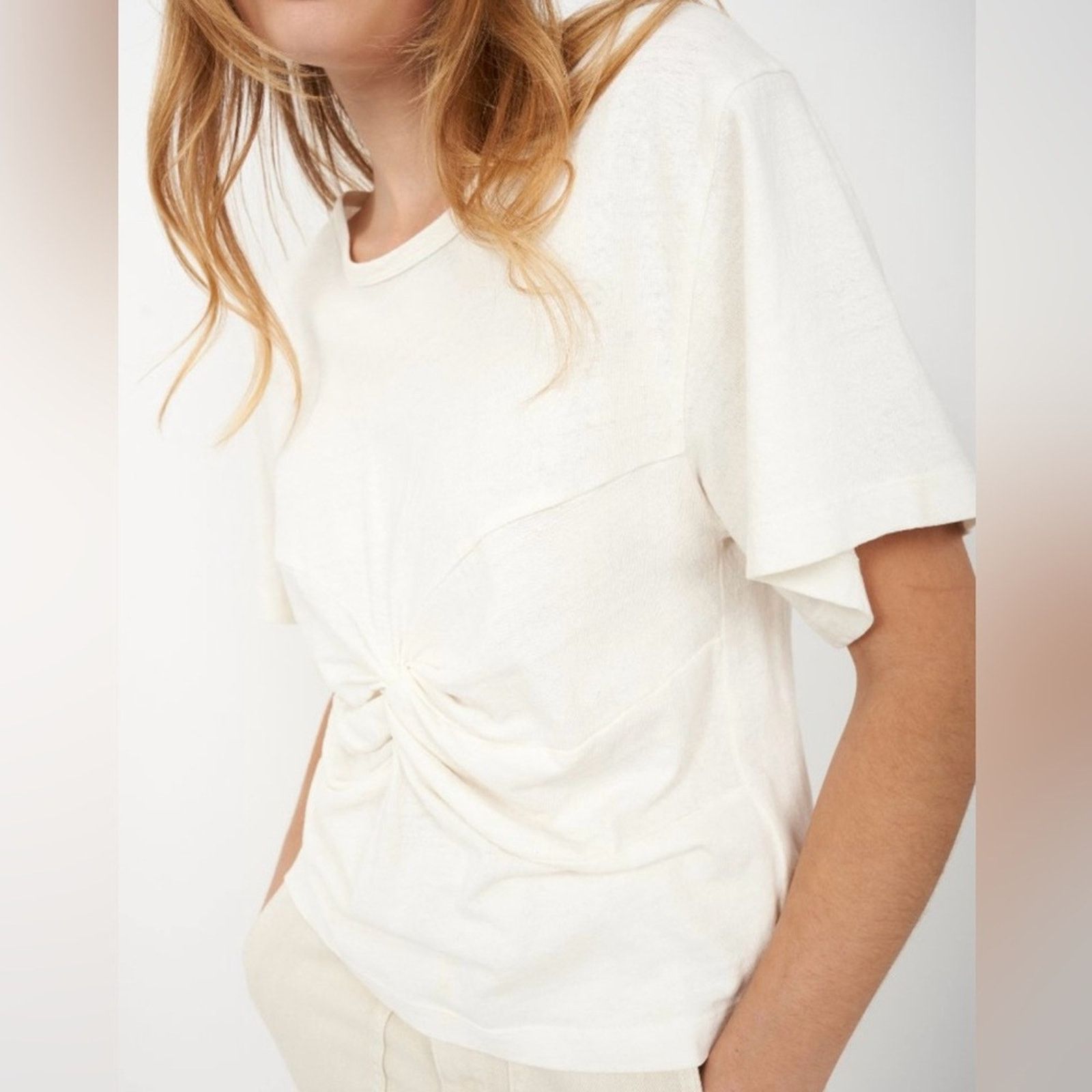 Joie New Soft Joie Rami top - ivory - Small - $128 Size S / US 4 / IT 40 - 2 Thumbnail