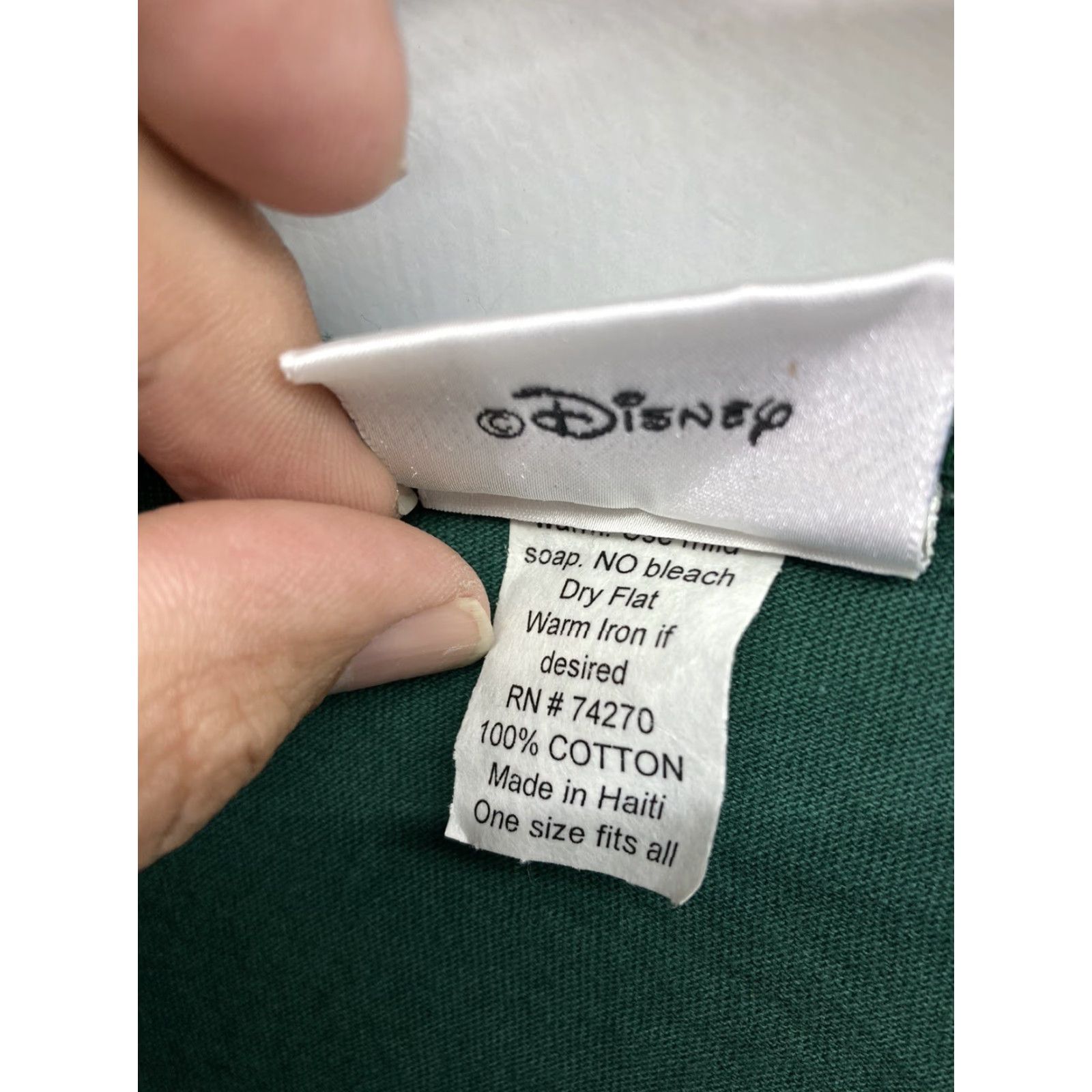 Disney VINTAGE Walt Disney World Sleep Shirt Women OSFA Green Mickey Mouse NOS NWOT Size ONE SIZE - 6 Thumbnail