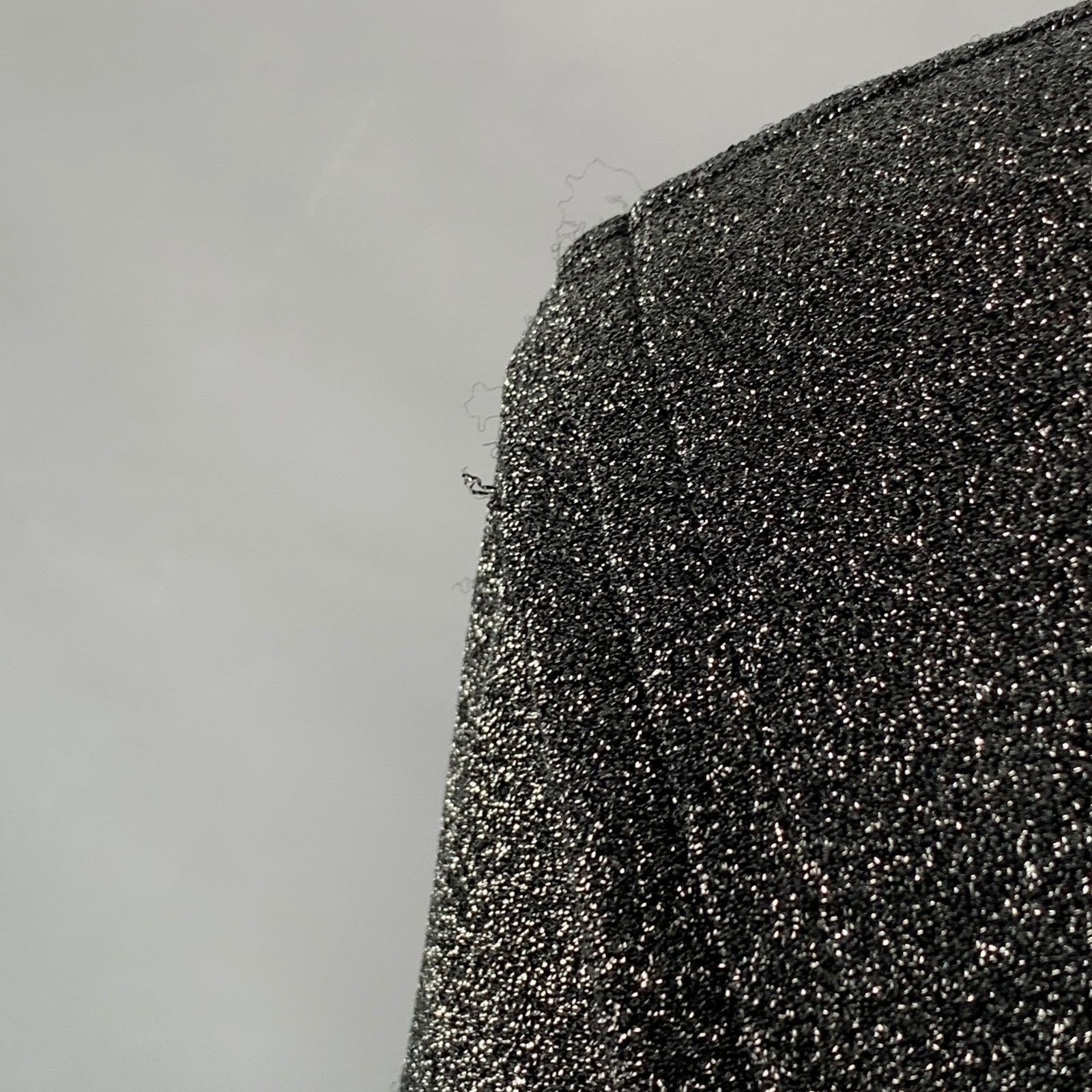 plein sud PLEIN SUD Size 10 Black Glitter Polyamide Blend Hooded Coat Size L / US 10 / IT 46 - 5 Thumbnail