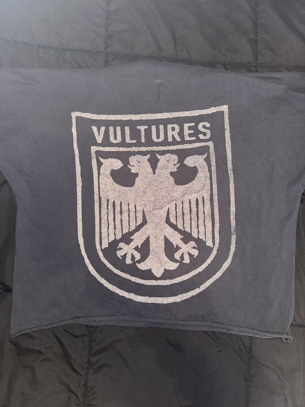 Kanye West Yeezy Vultures Black Short Sleeve Box Oversized Size 1 (S/M) Size US S / EU 44-46 / 1 - 2 Thumbnail