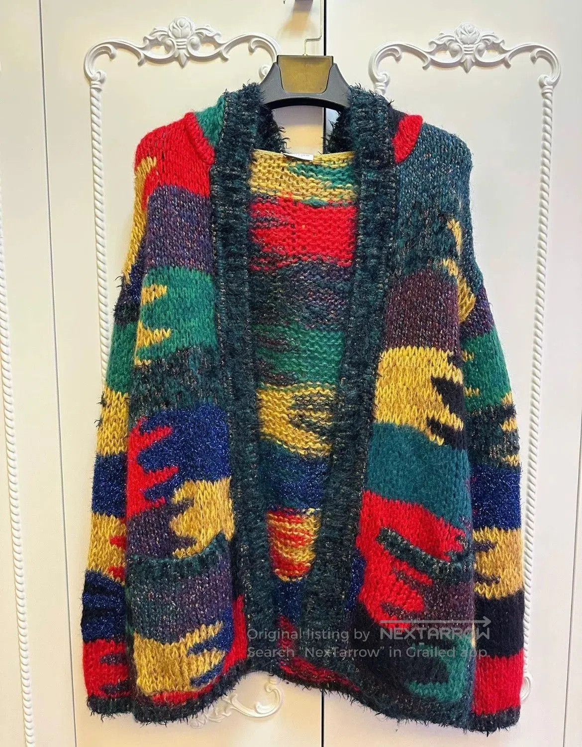Saint Laurent Paris Saint Laurent Colorful Knit Cardigan. Size M / US 6-8 / IT 42-44 - 2 Thumbnail
