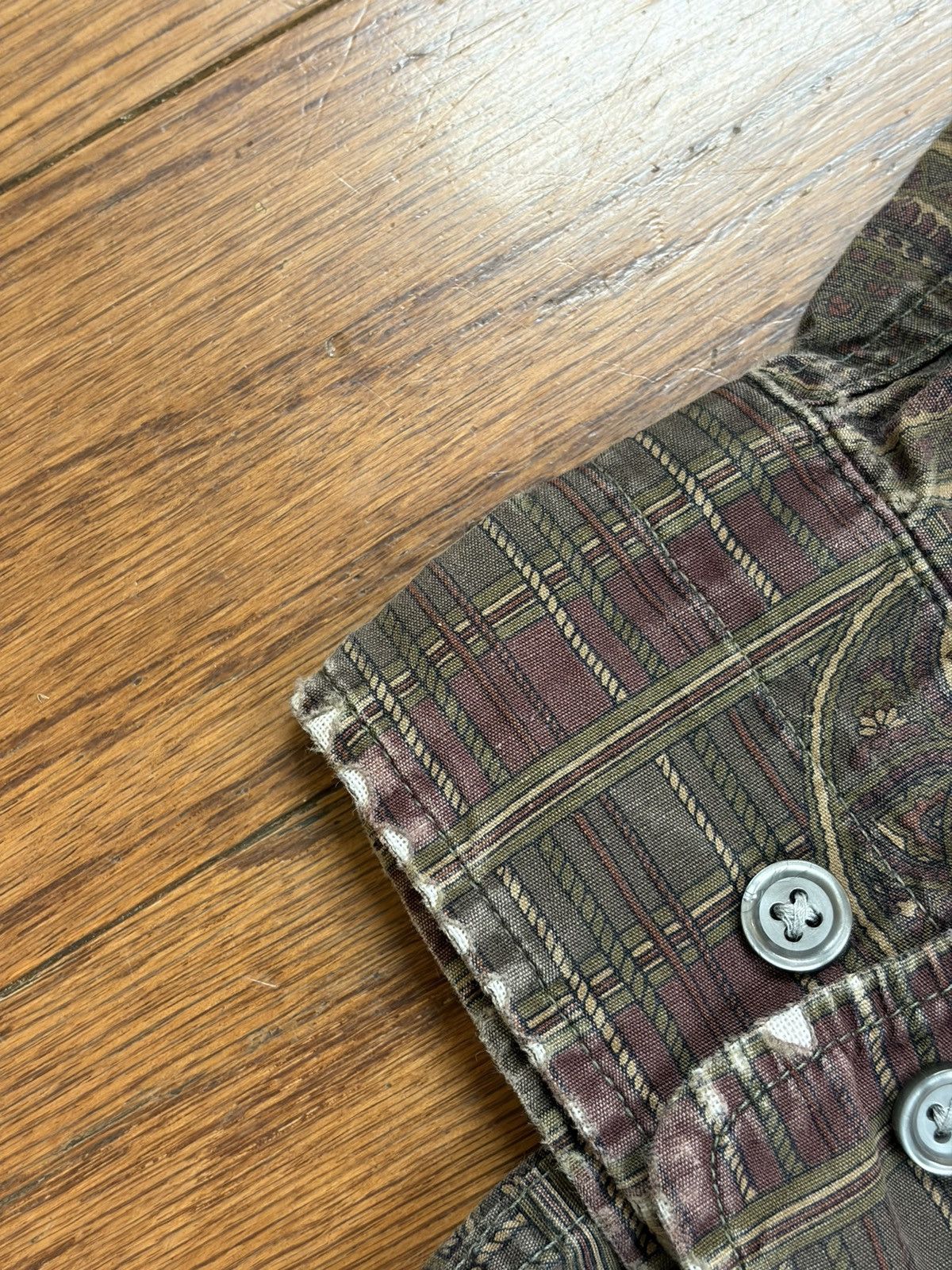 B.D. Baggies Vintage B.D. Baggies Shirt Paisley Button Long Sleeve USA Size US L / EU 52-54 / 3 - 7 Thumbnail