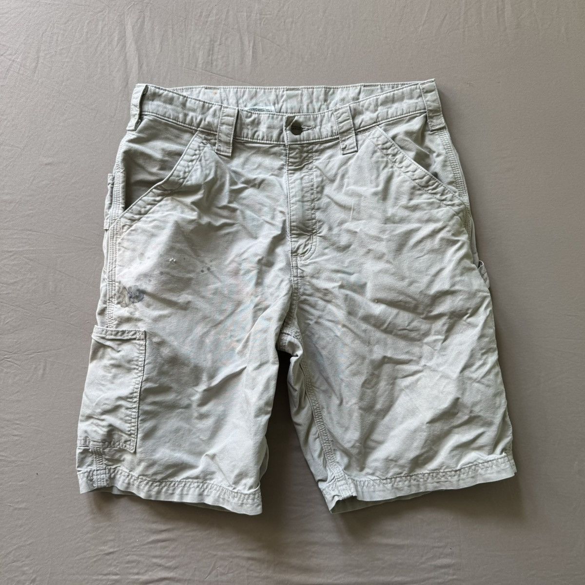 Carhartt Vintage Carhartt CANVAS UTILITY WORK SHORTS Size US 32 / EU 48 - 1 Thumbnail