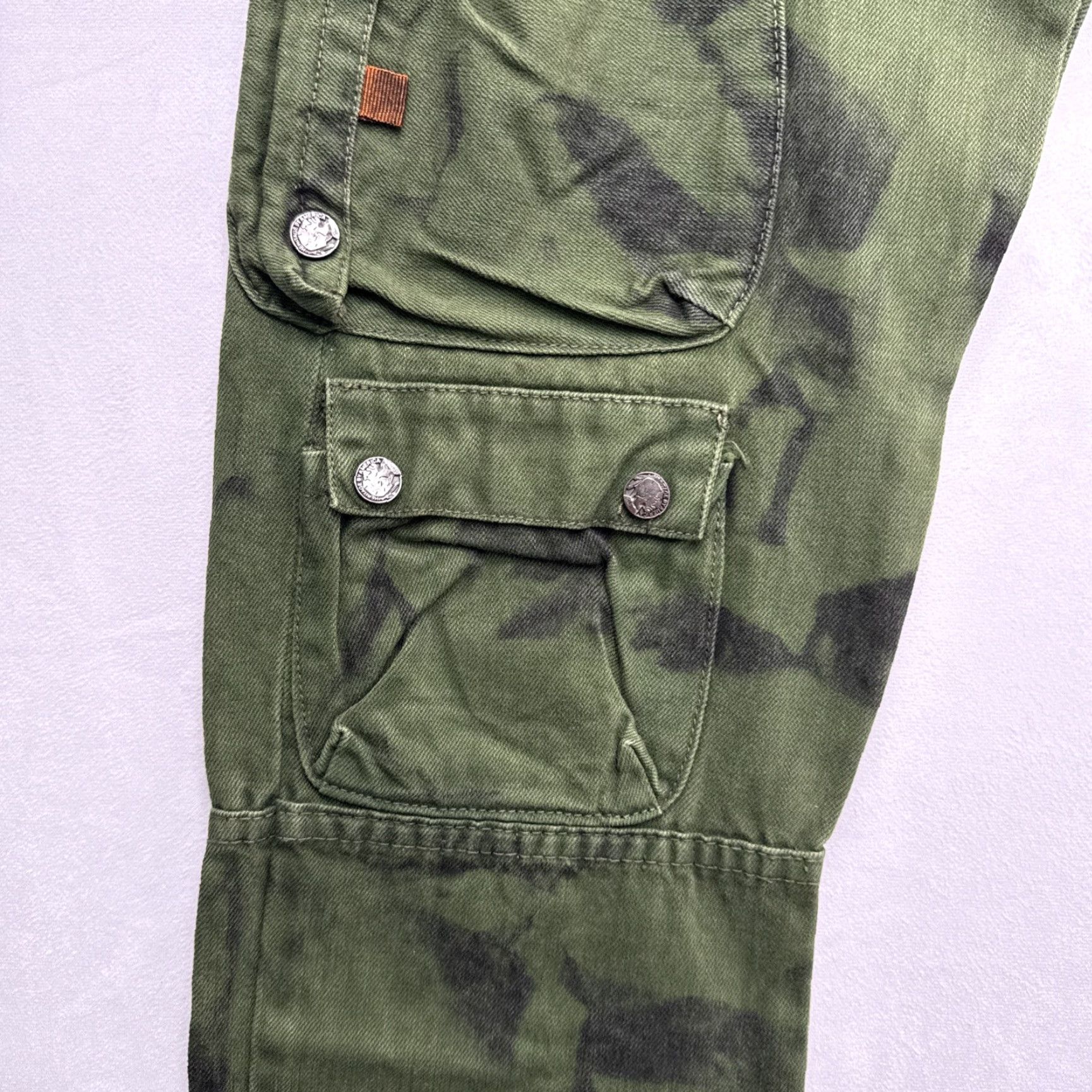 Vintage VINTAGE The Heritage by America Denim Distillery 1776 Cargo Jeans Button Fly 32x32 Size US 32 / EU 48 - 5 Thumbnail