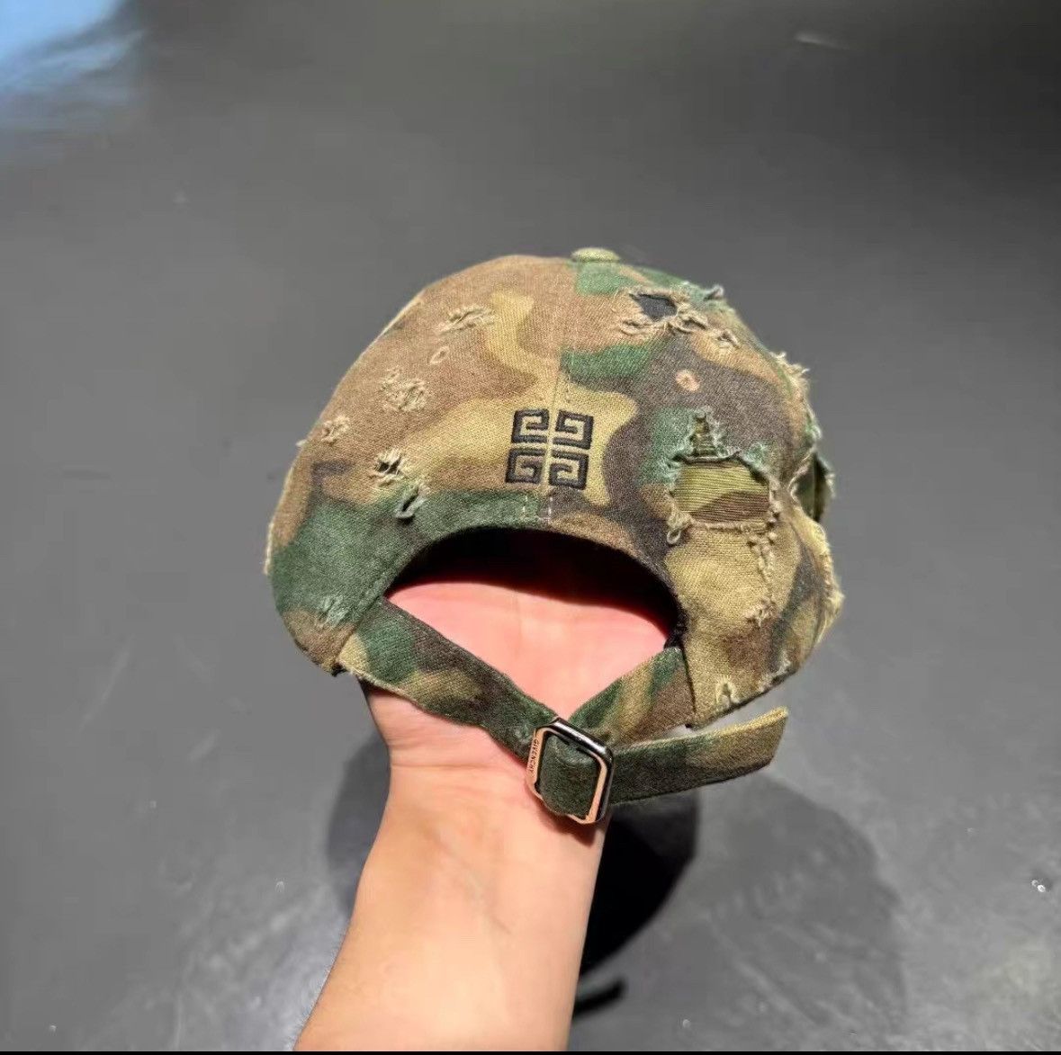 Givenchy Givenchy 23ss destroyed camo cap Size ONE SIZE - 5 Thumbnail
