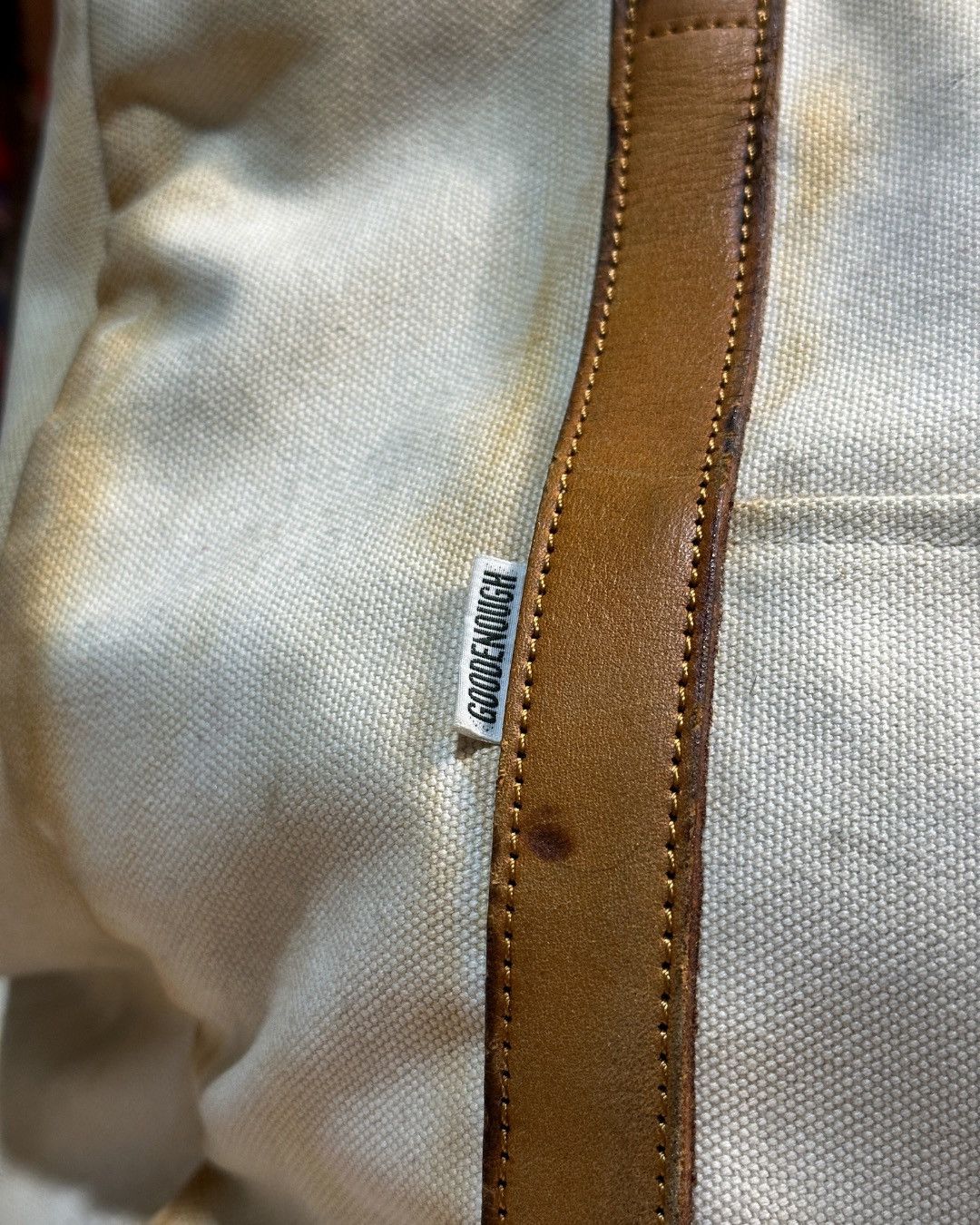 GOODENOUGH Porter 2002 Tougher Than Leather Canvas Tote Bag XL Size ONE SIZE - 5 Thumbnail