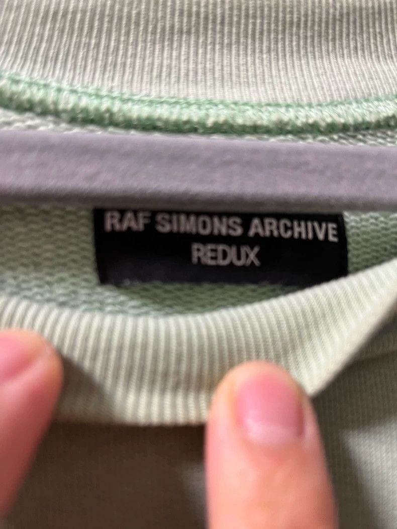 Raf Simons Raf Simons Green Sweatshirt with Nebraska Print- Size US M / EU 48-50 / 2 - 5 Thumbnail