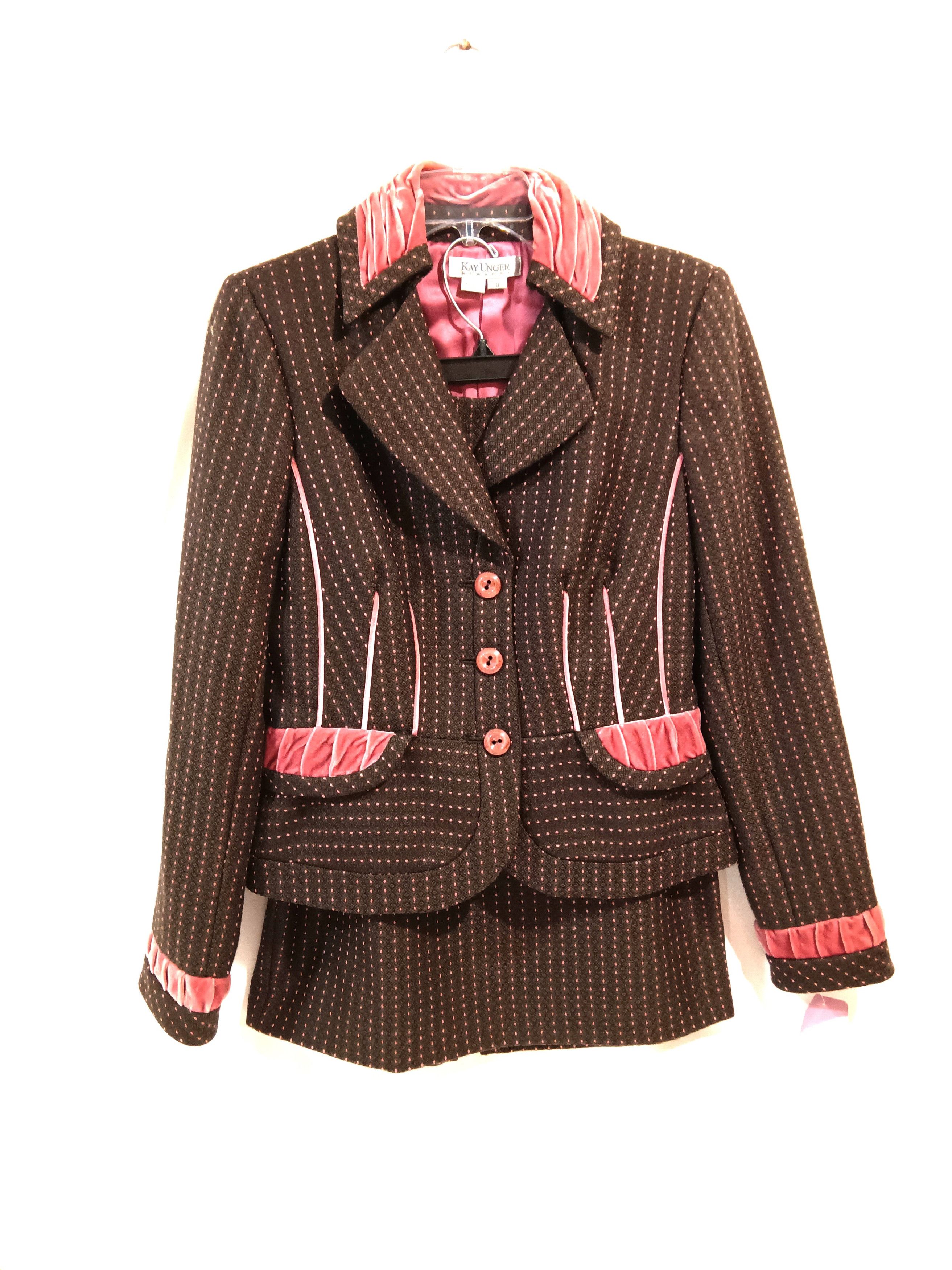 Other Kay Unger Skirt Suit Size 8 Fits M Vintage Women 2 Ps Outfit Size M / US 6-8 / IT 42-44 - 1 Thumbnail