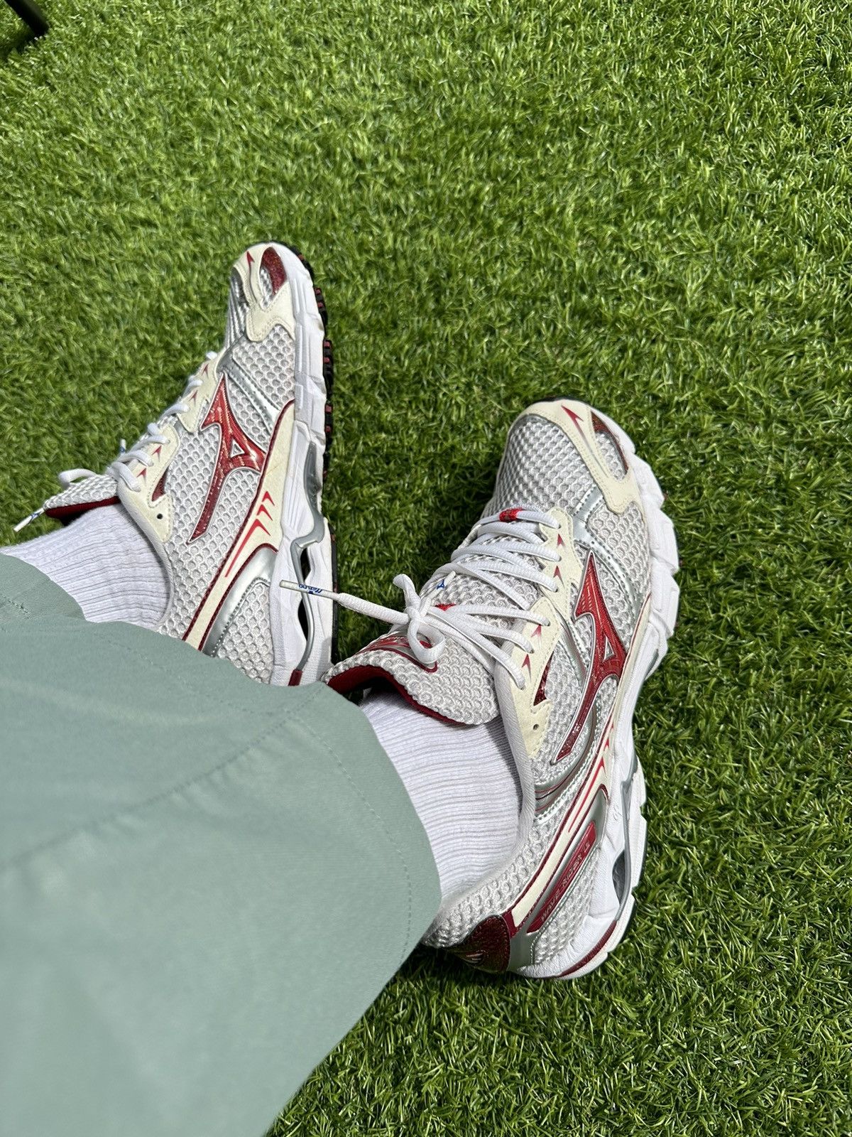 Japanese Brand × Mizuno 🔥 Mizuno Wave Rider 13 Vintage Running Shoes y2k Size US 9 / EU 42 - 14 Thumbnail