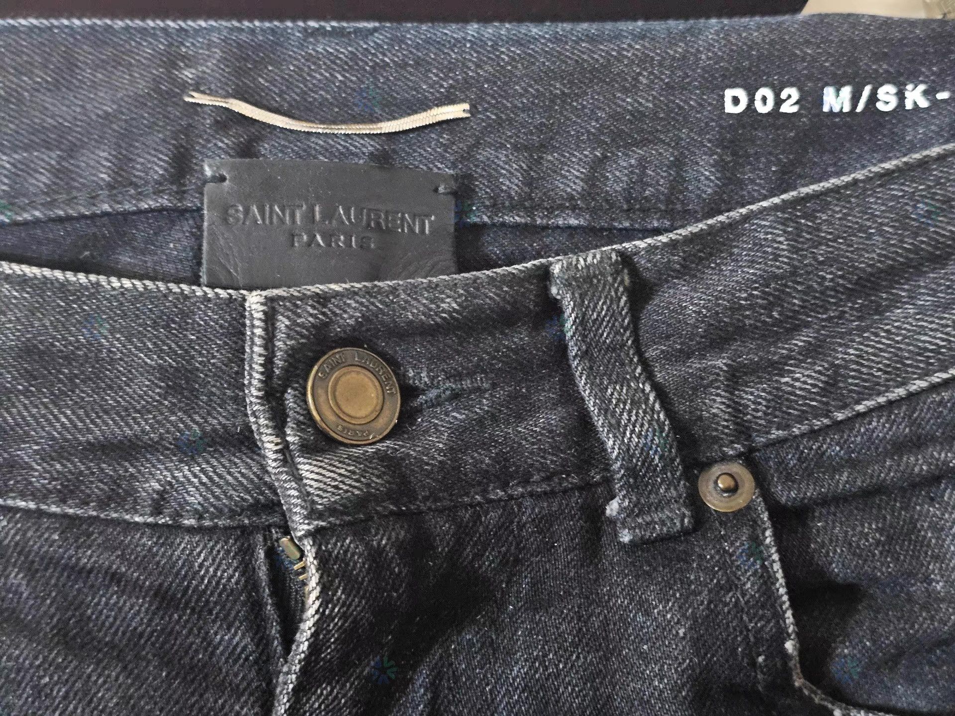 Saint Laurent Paris Saint Laurent D02 jeans Q4 Size US 34 / EU 50 - 3 Thumbnail