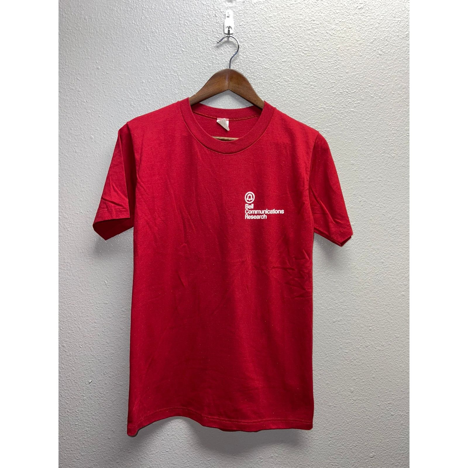 Velva Sheen Vintage Bell Communications Shirt Research Red Tee 70s 80s M Size US M / EU 48-50 / 2 - 1 Thumbnail