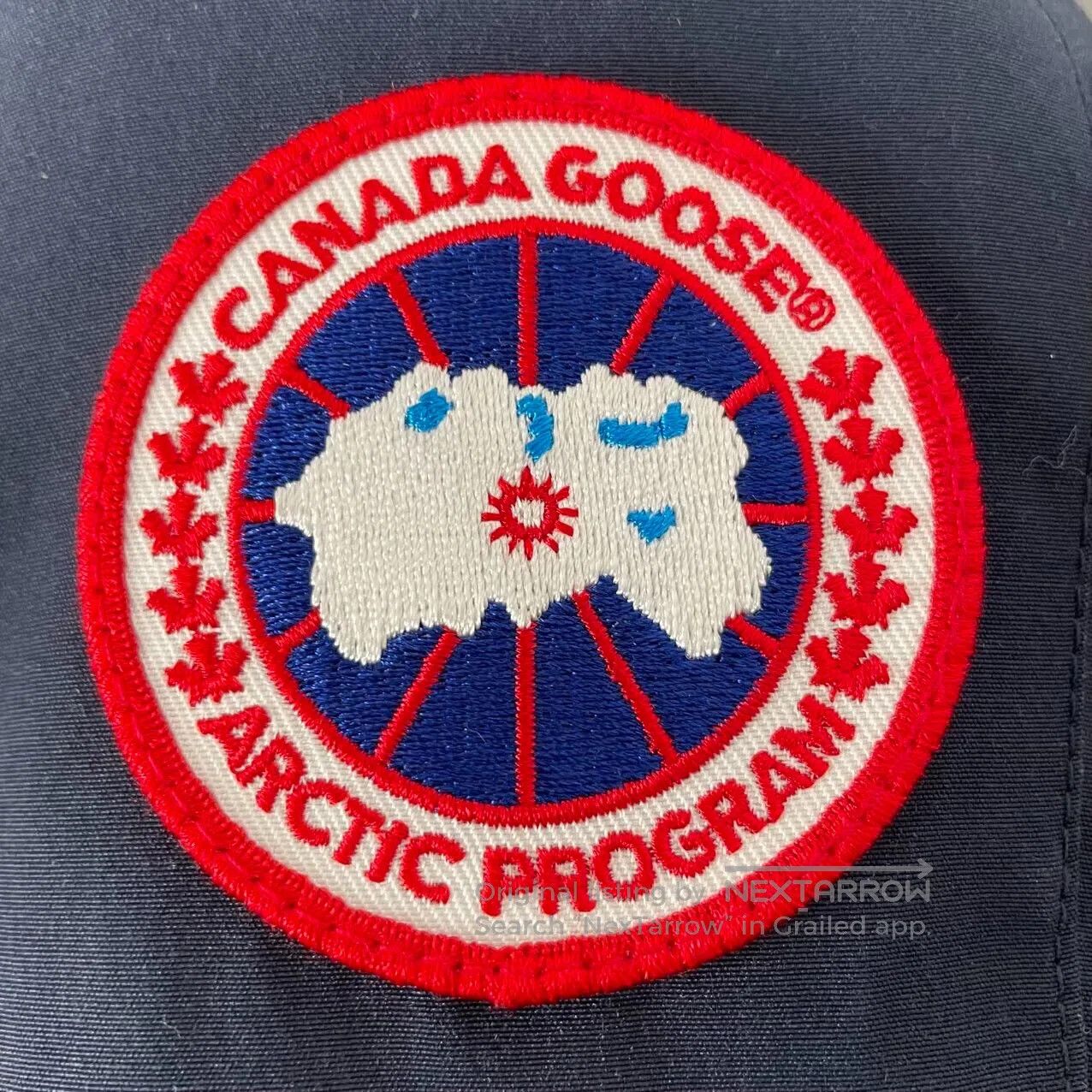 Canada Goose Canada Goose Dark Blue Red Label Hooded Faux Fur Long Slee Size US XS / EU 42 / 0 - 5 Thumbnail