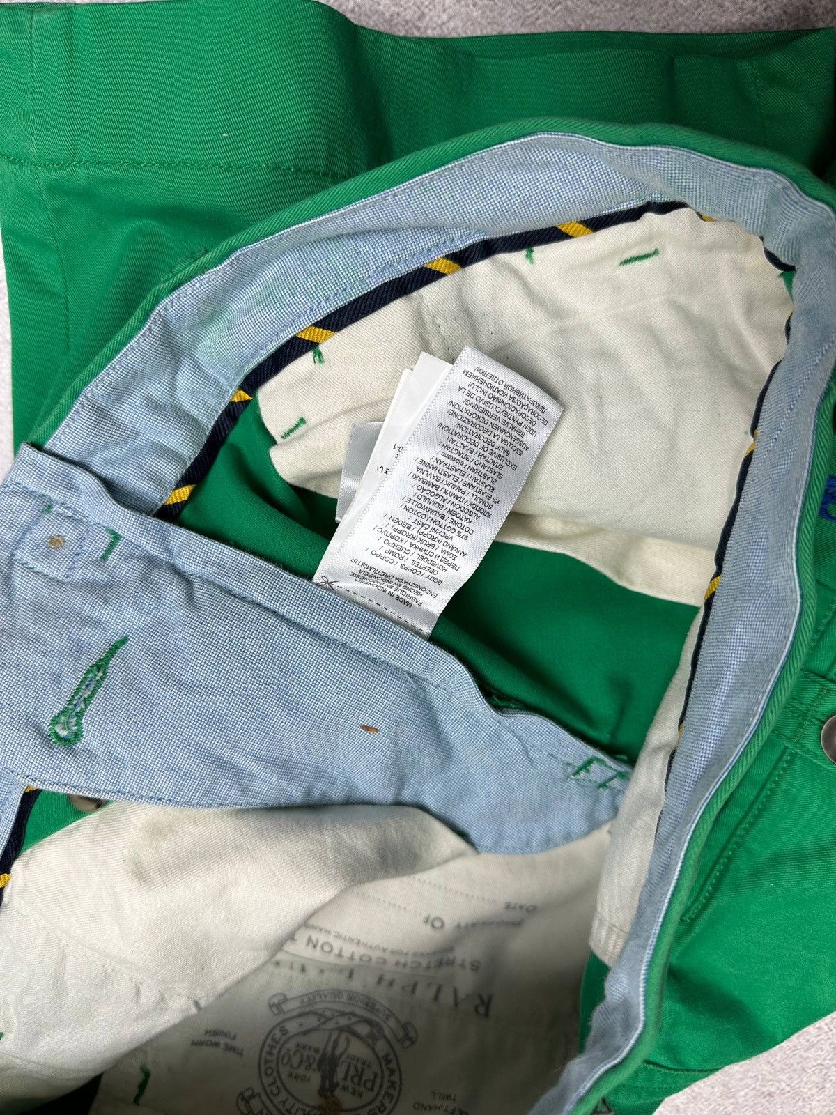 Polo Ralph Lauren Vintage Polo Ralph Lauren RRL Green Chino Shorts Rare 28 Size US 28 / EU 44 - 5 Thumbnail