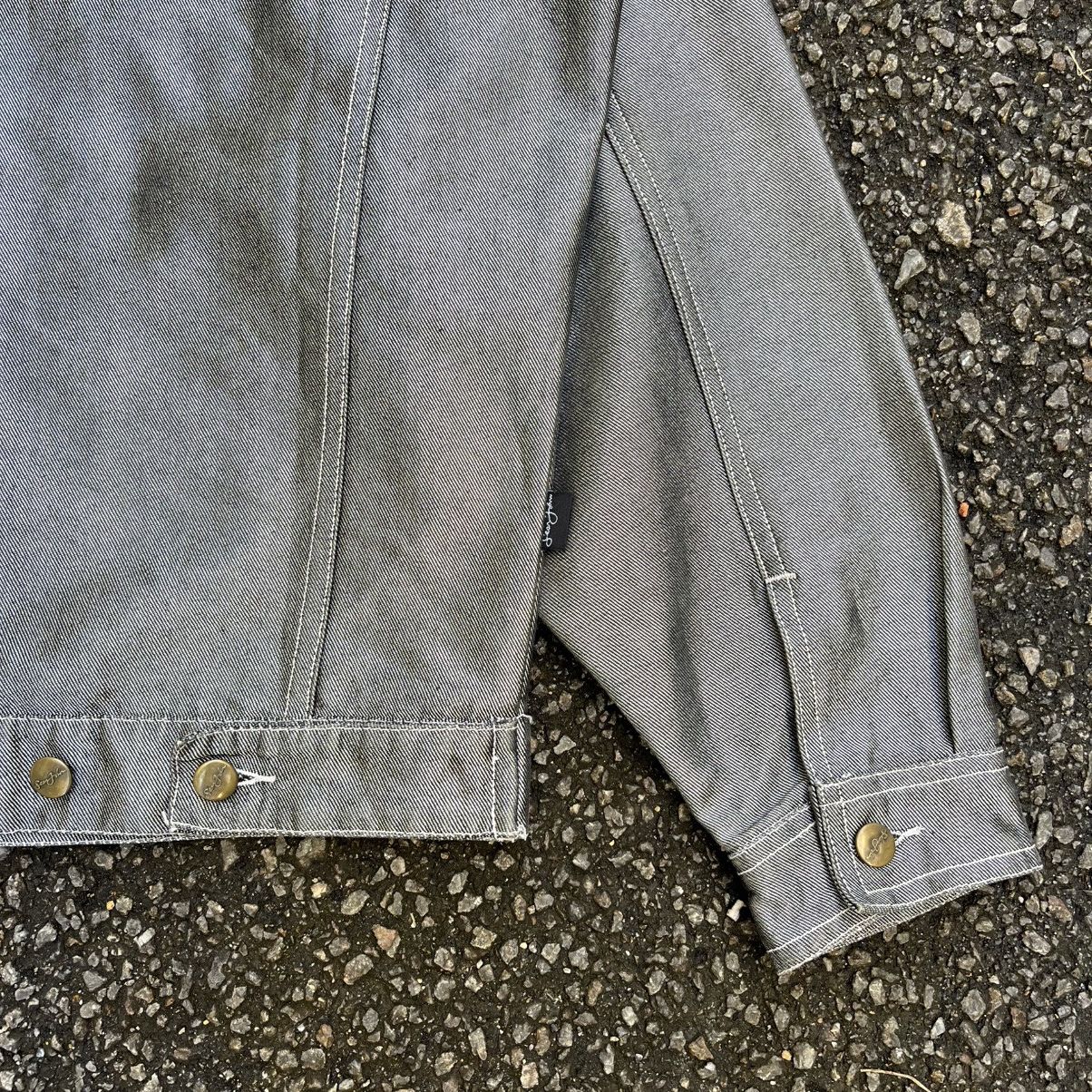 Sean John Vintage Y2K Sean John Silver Metallic Hip Hop Denim Jacket Size US L / EU 52-54 / 3 - 9 Thumbnail