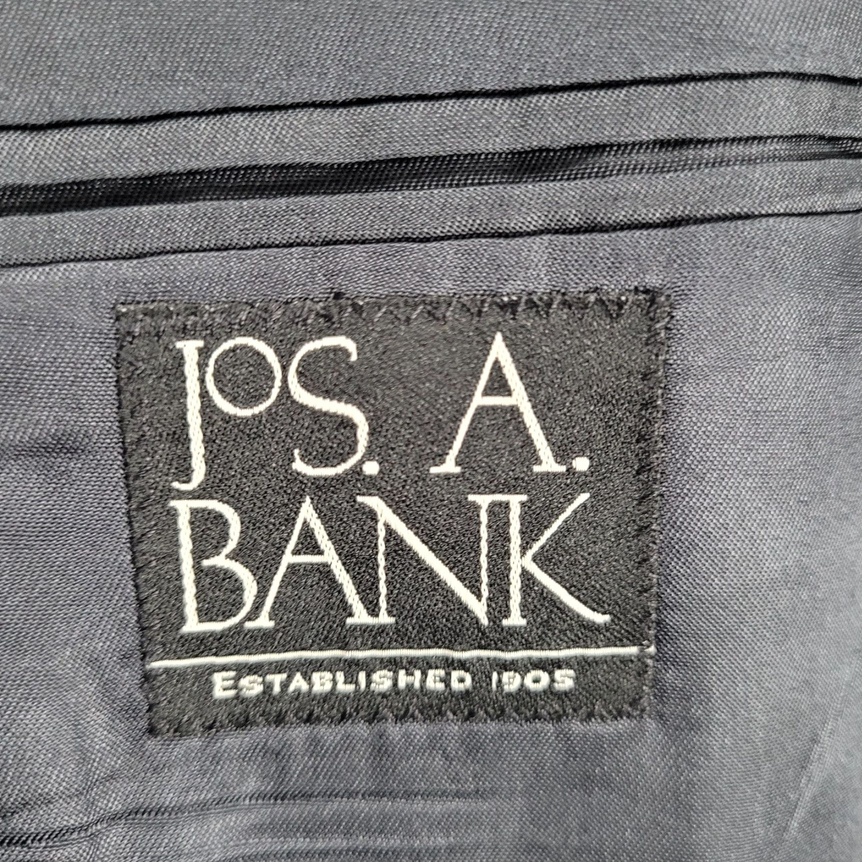 Jos. A. Bank Jos. A. Bank Dark Blue 100% Wool Single Vented Notch Blazer Sport Coat 50 Size 50R - 3 Thumbnail