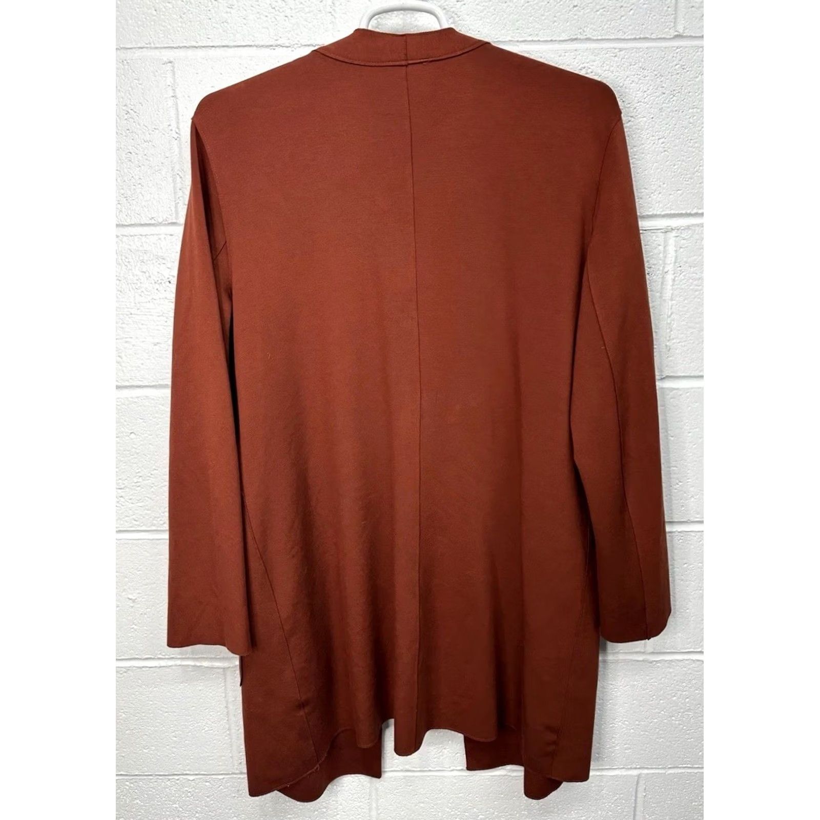 Vintage Carolina Belle Montreal Long Open Front Duster Cardigan Jacket Womens XL Red Sweater Open Belle Size XL / US 12-14 / IT 48-50 - 3 Thumbnail