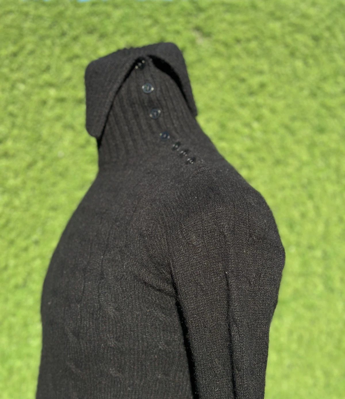 Ralph Lauren Black Label Ralph Lauren Black Label Cable Knit Turtleneck Dress Sz S Size S / US 4 / IT 40 - 14 Thumbnail