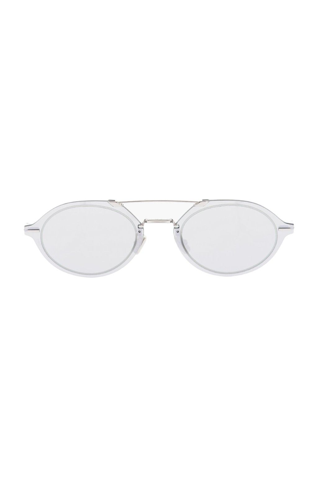 image of Dior Mirrored Lenses Chrome 3 Sunglasses in Silver, Men's