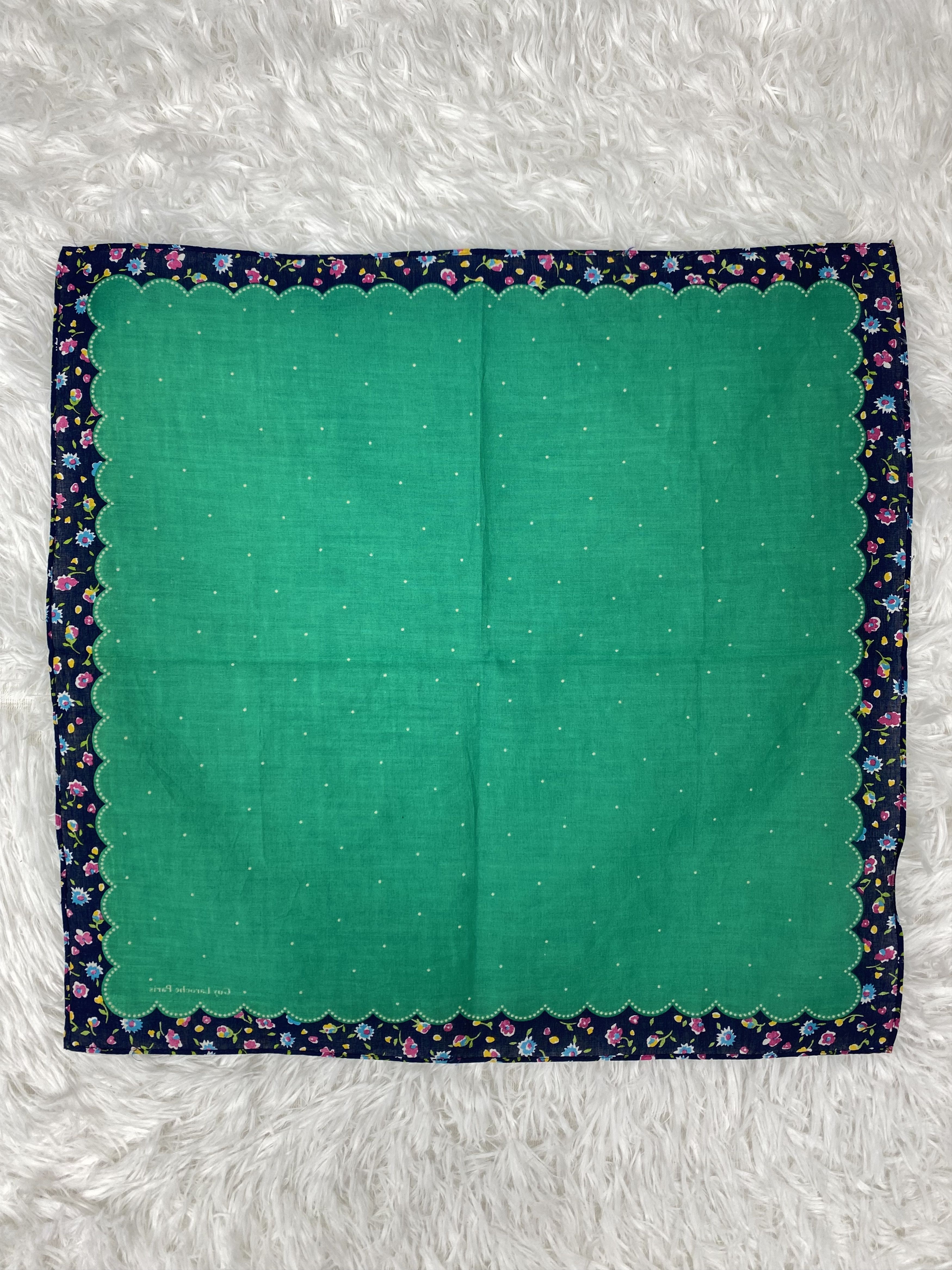 Guy Laroche × Vintage Vintage Guy Laroche Handkerchief Neckerchief PH0745 Size ONE SIZE - 4 Thumbnail