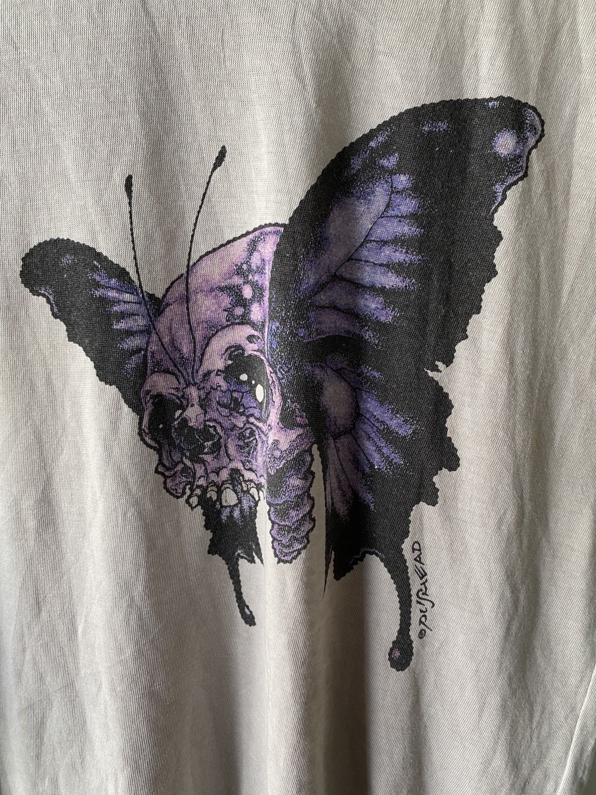 Hysteric Glamour 2000s - Hysteric Glamour Pushead Design Raglan Tee Size US S / EU 44-46 / 1 - 8 Thumbnail