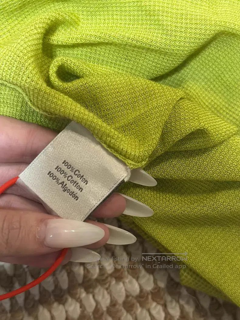 Hermes Hermes Avocado Short Sleeve Size S / US 4 / IT 40 - 3 Thumbnail