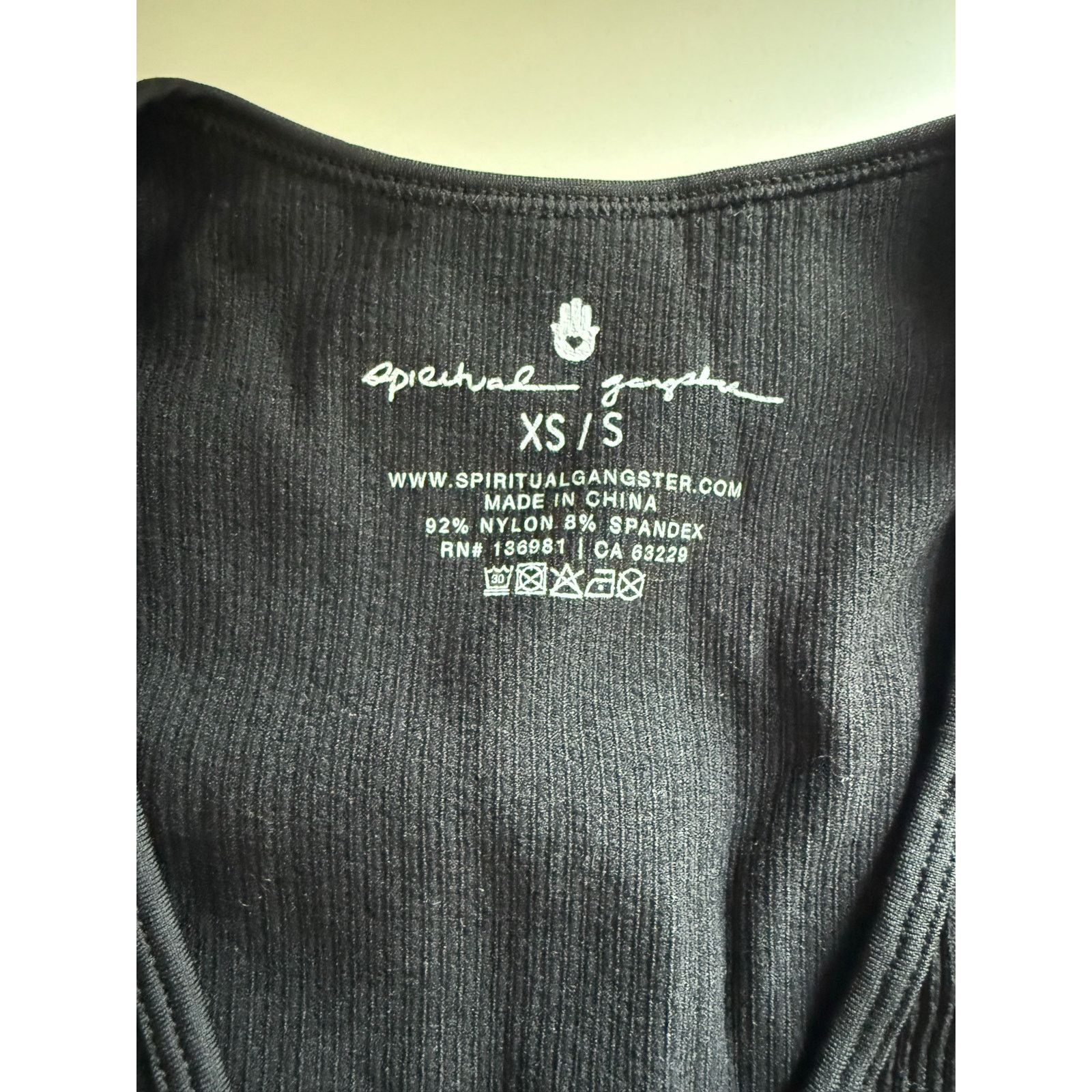 Spiritual Gangster $58 New Spiritual Gangster Mya Seamless Bra Black XS / S Size XS / US 0-2 / IT 36-38 - 5 Thumbnail
