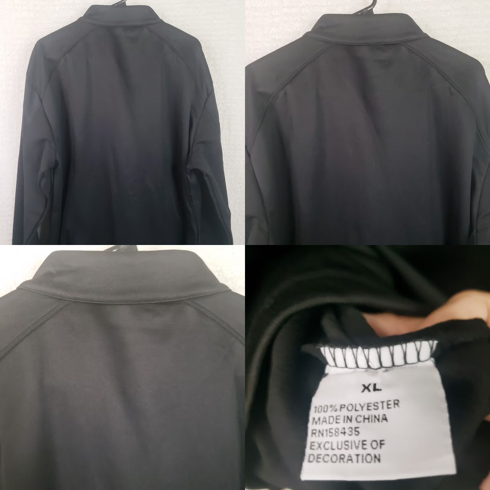 B Sides Ducks Unlimited Men's XL Full Zip Jacket Black Neoprene Like Sides Pockets Size US XL / EU 56 / 4 - 9 Thumbnail