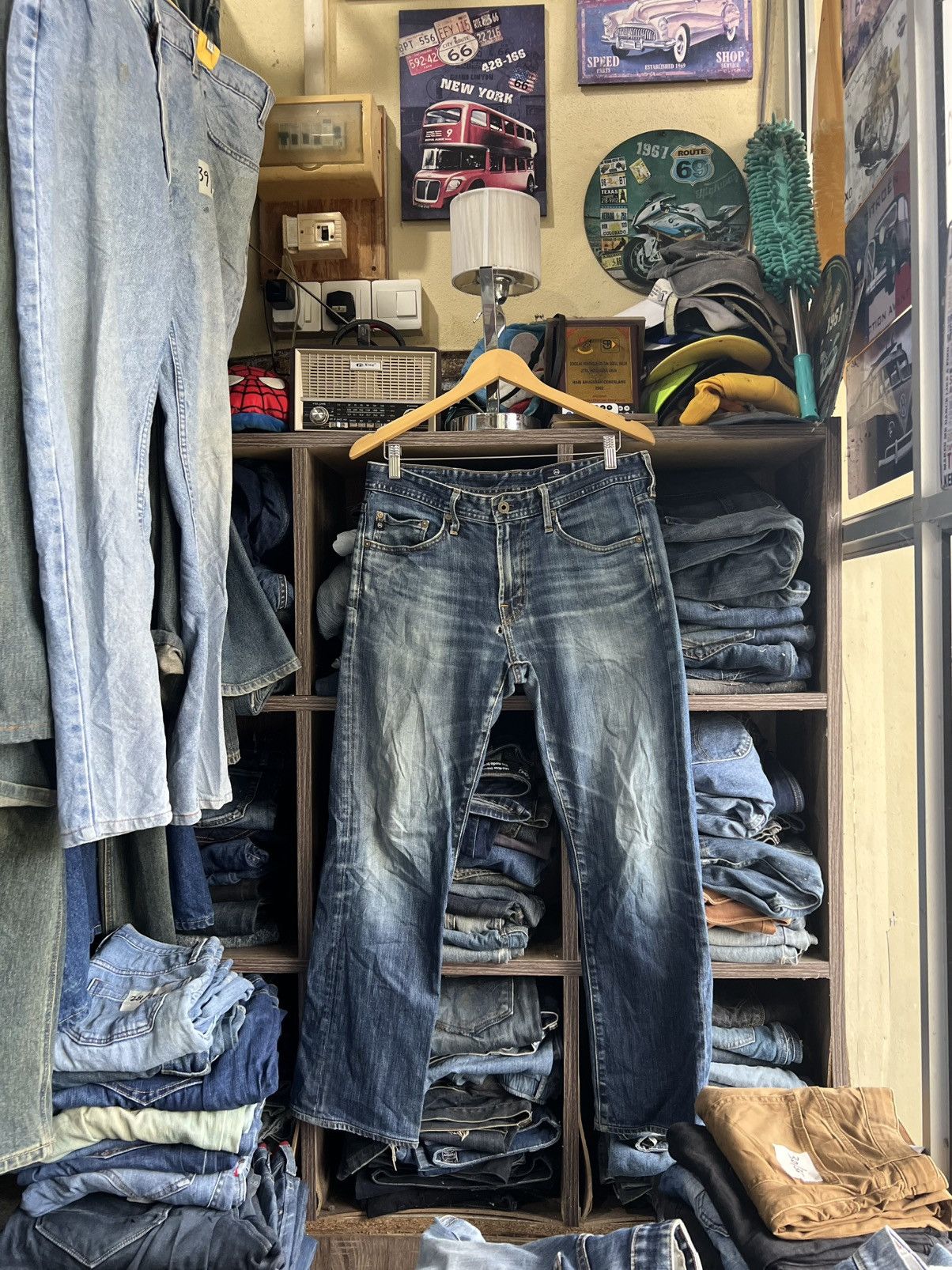 🔥Vintage AG Adriano Goldschmied Distressed Denim