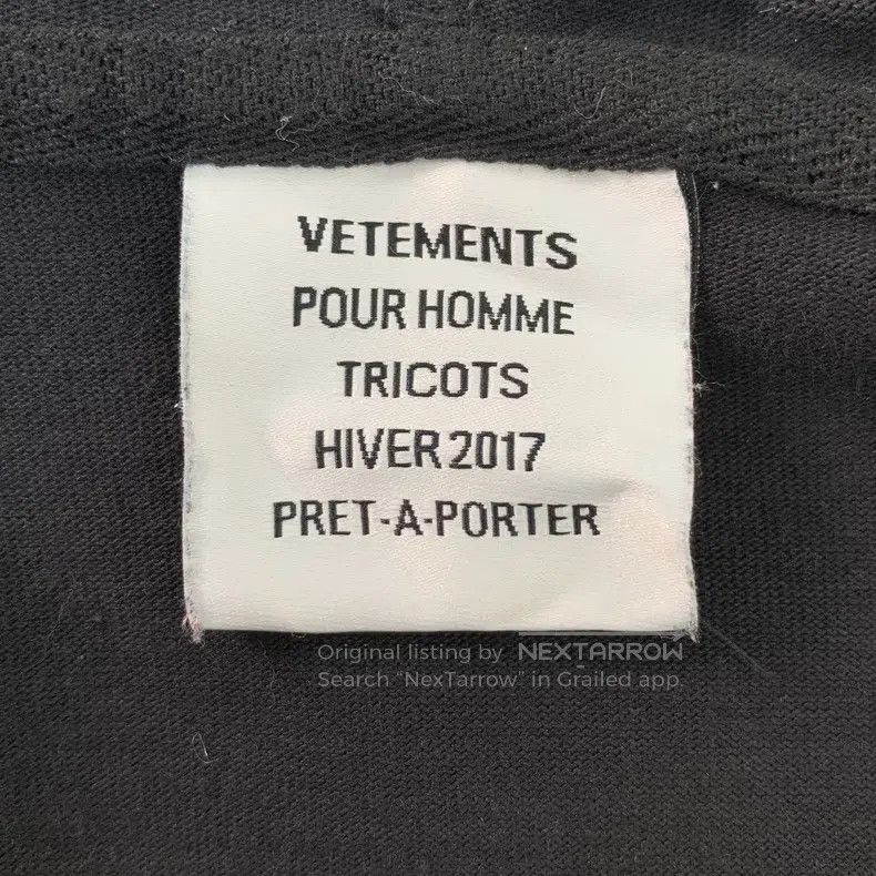 Vetements Vetements Color Letter Printed Hooded Long-Sleeve Cotton H Size US L / EU 52-54 / 3 - 6 Thumbnail