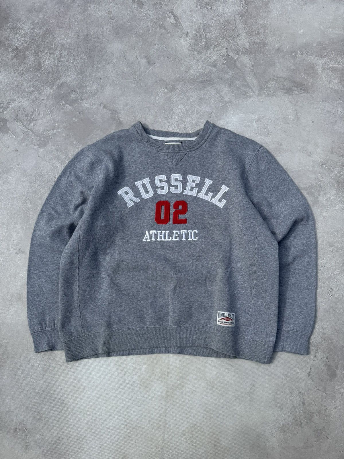 Russell Athletic Vintage Russel Athletic Y2k Baggy fit Gray Sweatshirt Size M / US 6-8 / IT 42-44 - 1 Thumbnail