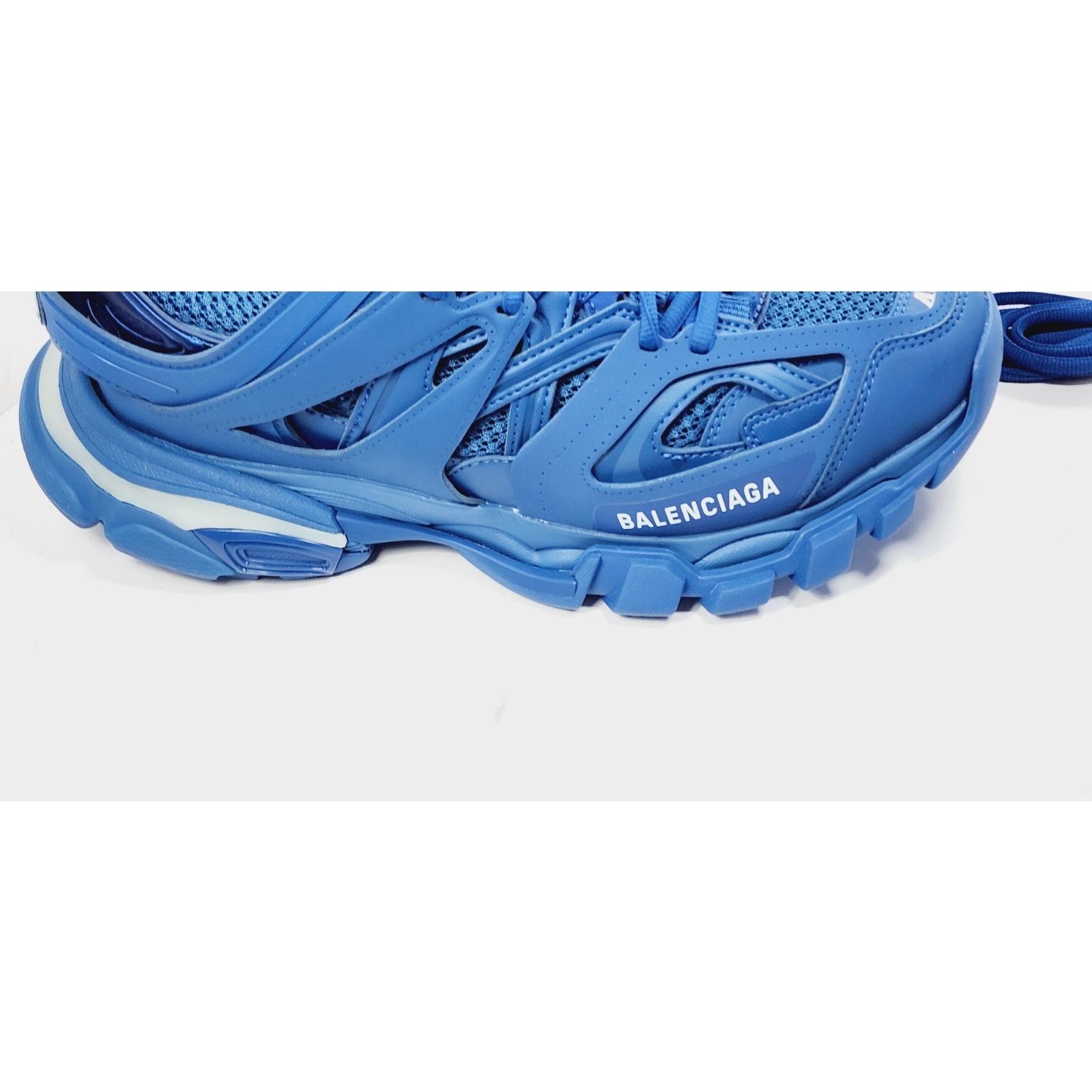 Balenciaga RRP$1042 BALENCIAGA Track Sneaker US7EU40 Blue LED Monocolor Size US 7 / EU 40 - 5 Thumbnail