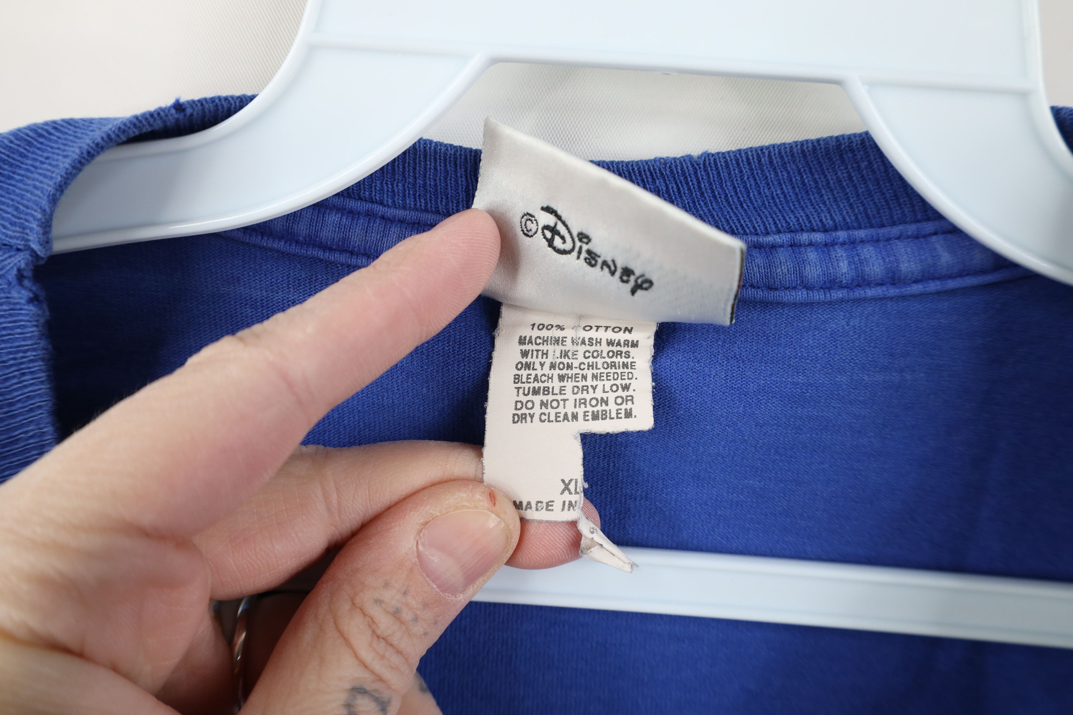 Disney Vintage 90s Disney Spell Walt Disney World T-Shirt Blue USA Size US XL / EU 56 / 4 - 9 Thumbnail