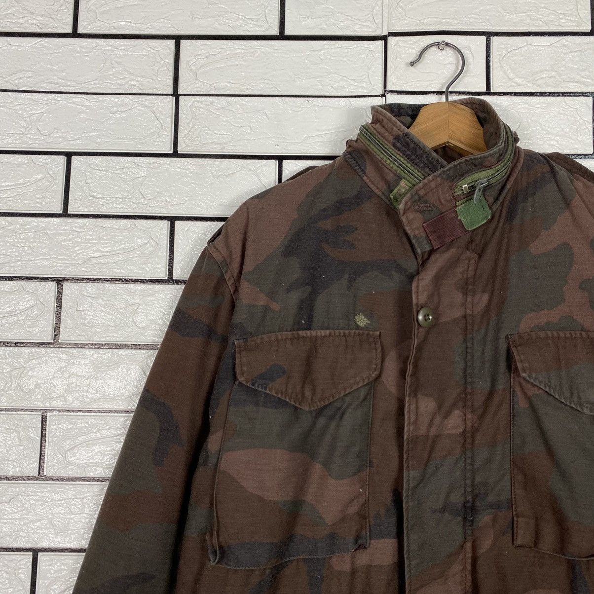 Vintage Vintage M51 Chore Military Jacket Camoflouge Multi Pocket Size US S / EU 44-46 / 1 - 8 Thumbnail