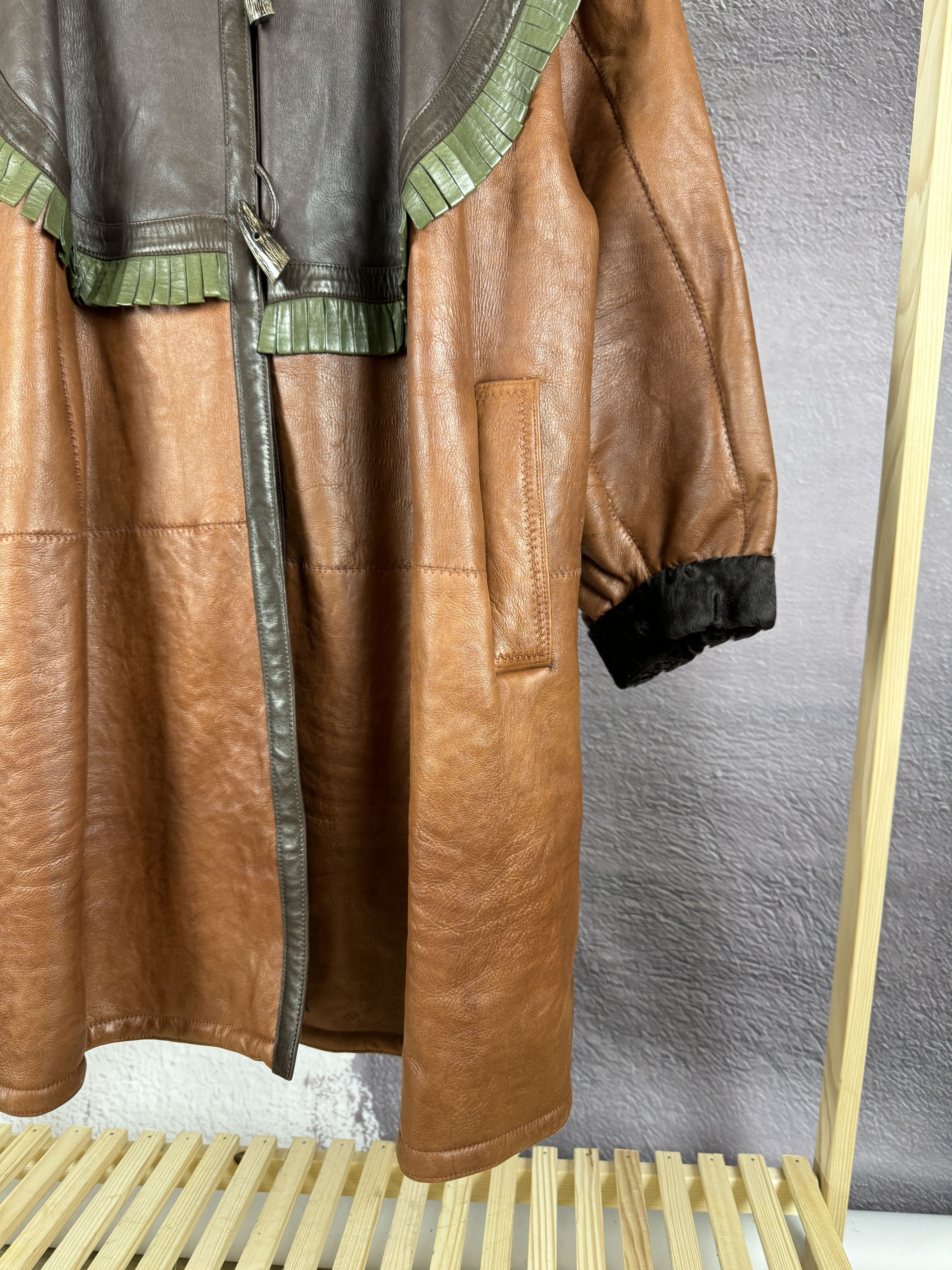 Yves Saint Laurent Yves Saint Laurent fourrures vintage 80s leather fur coat Size M / US 6-8 / IT 42-44 - 9 Thumbnail