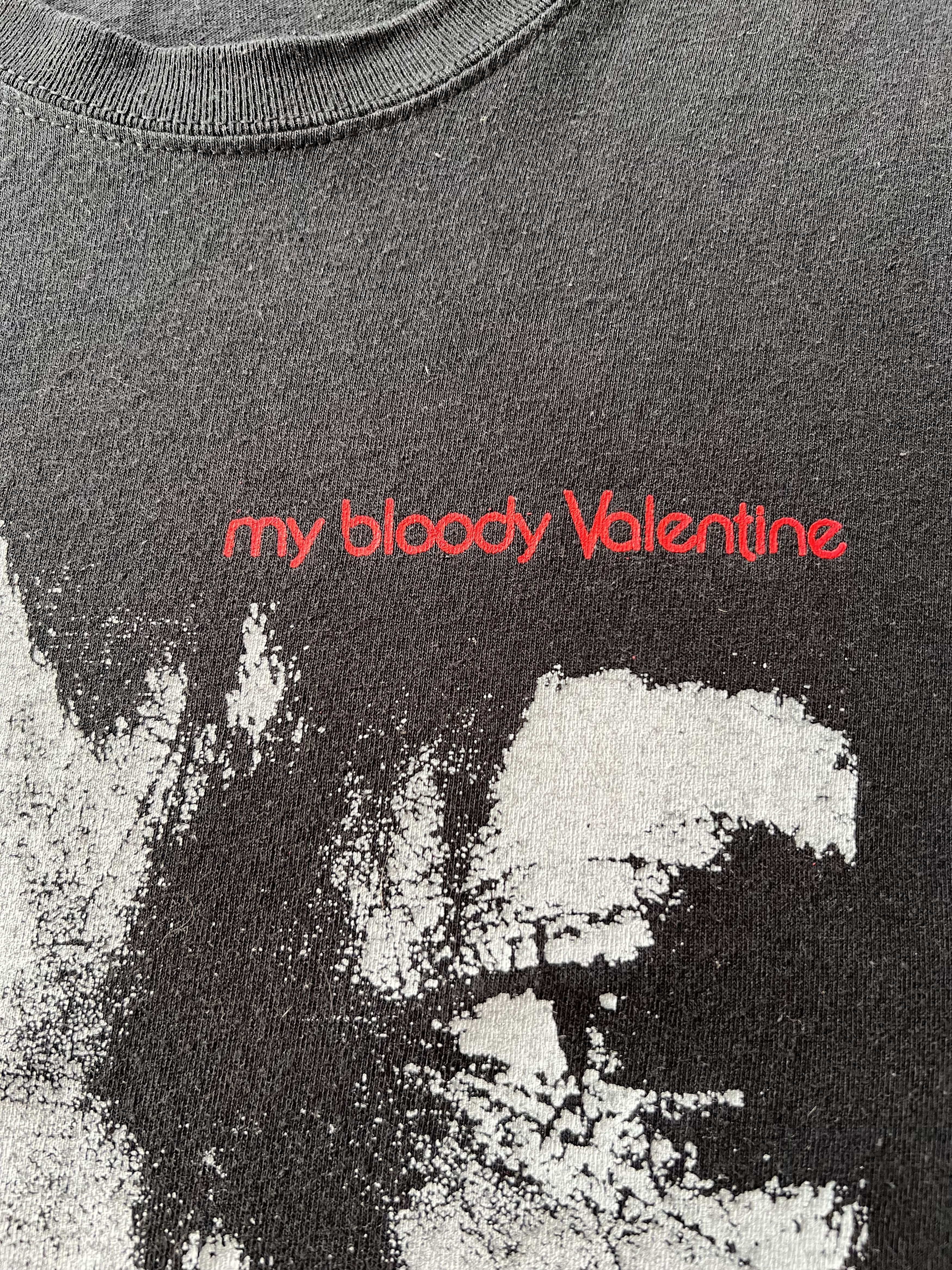 Band Tees Vintage 2000s My Bloody Valentine Rock Band Y2k Black Tshirt Size US L / EU 52-54 / 3 - 5 Thumbnail