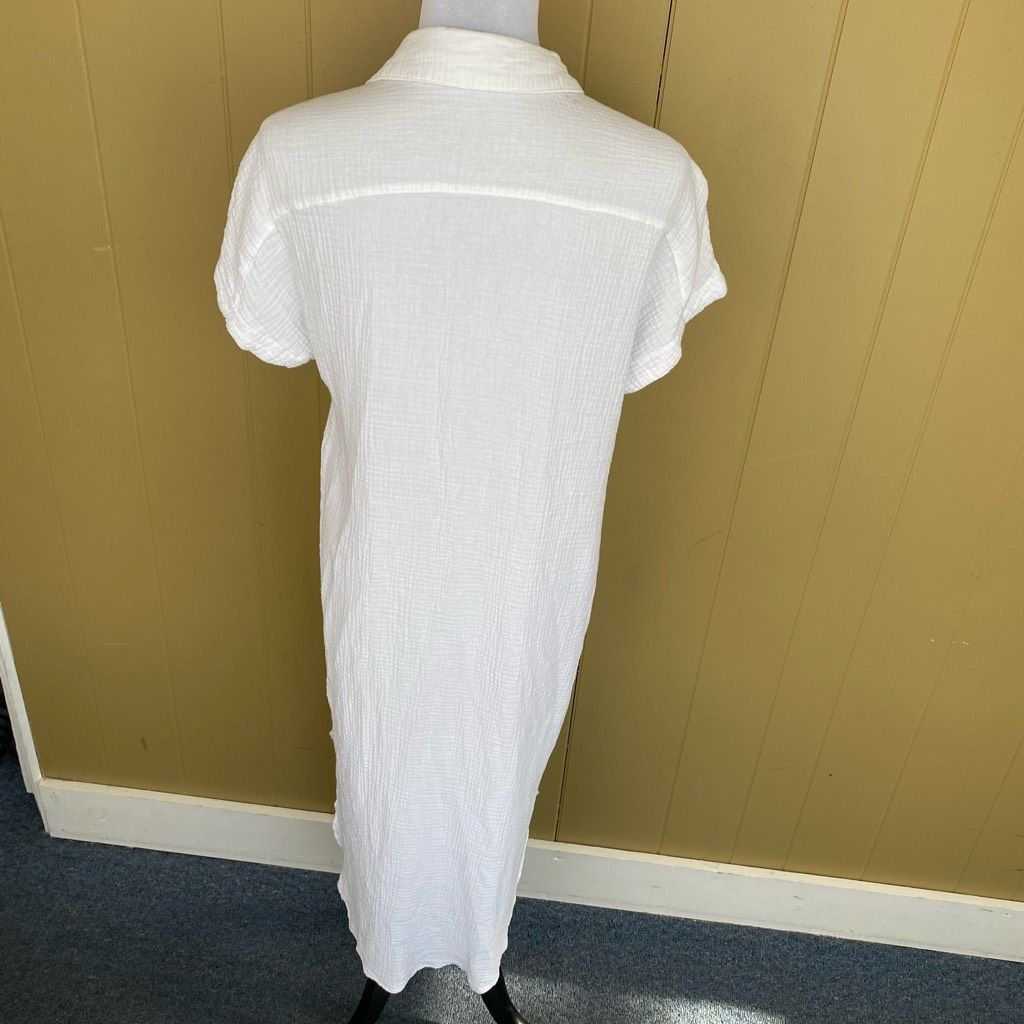 Other Women’s button down short sleeve maxi collar dress or swim c Size S / US 4 / IT 40 - 8 Thumbnail