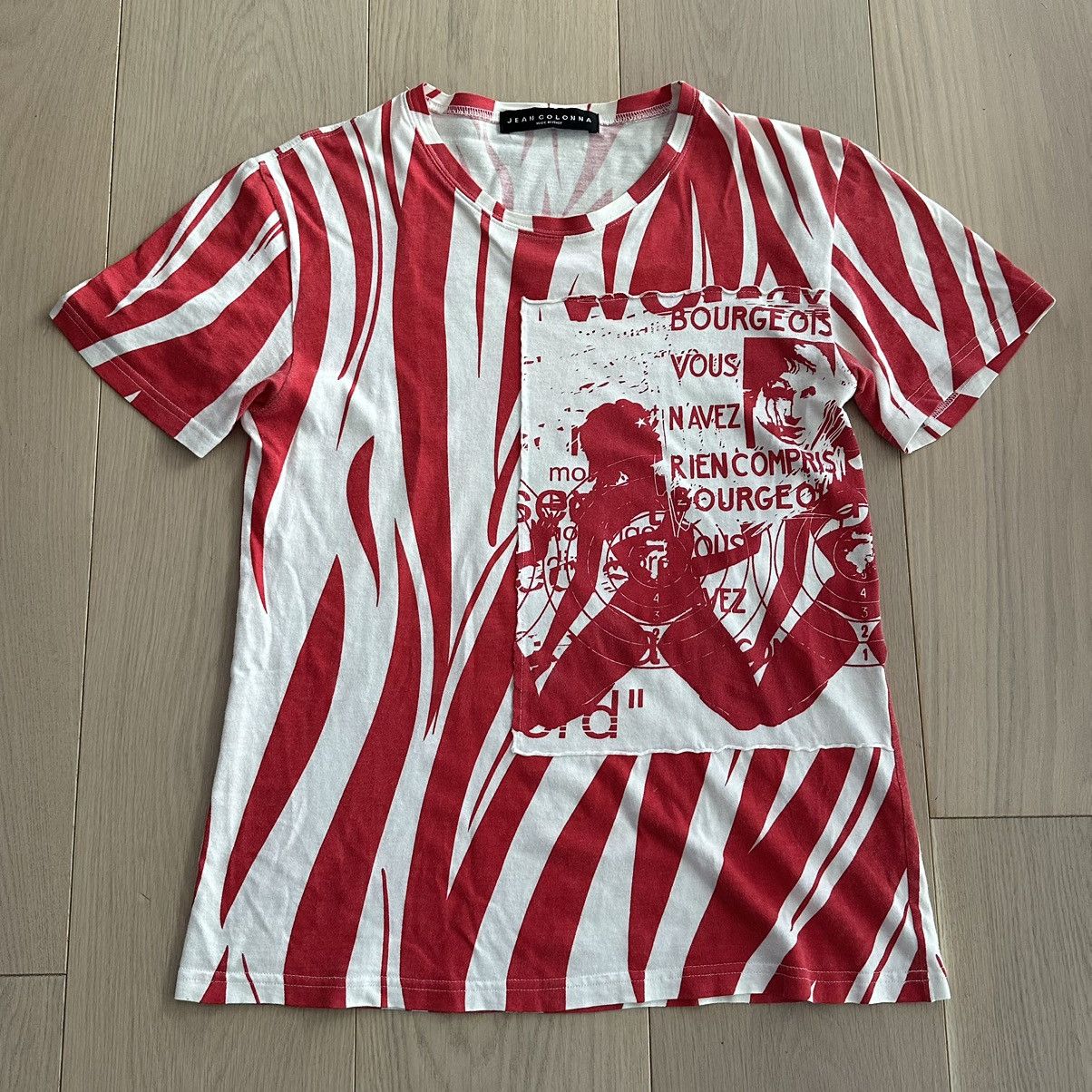 JEAN COLONNA - ジャンコロナ シースルー ヘビ柄シャツの通販 by