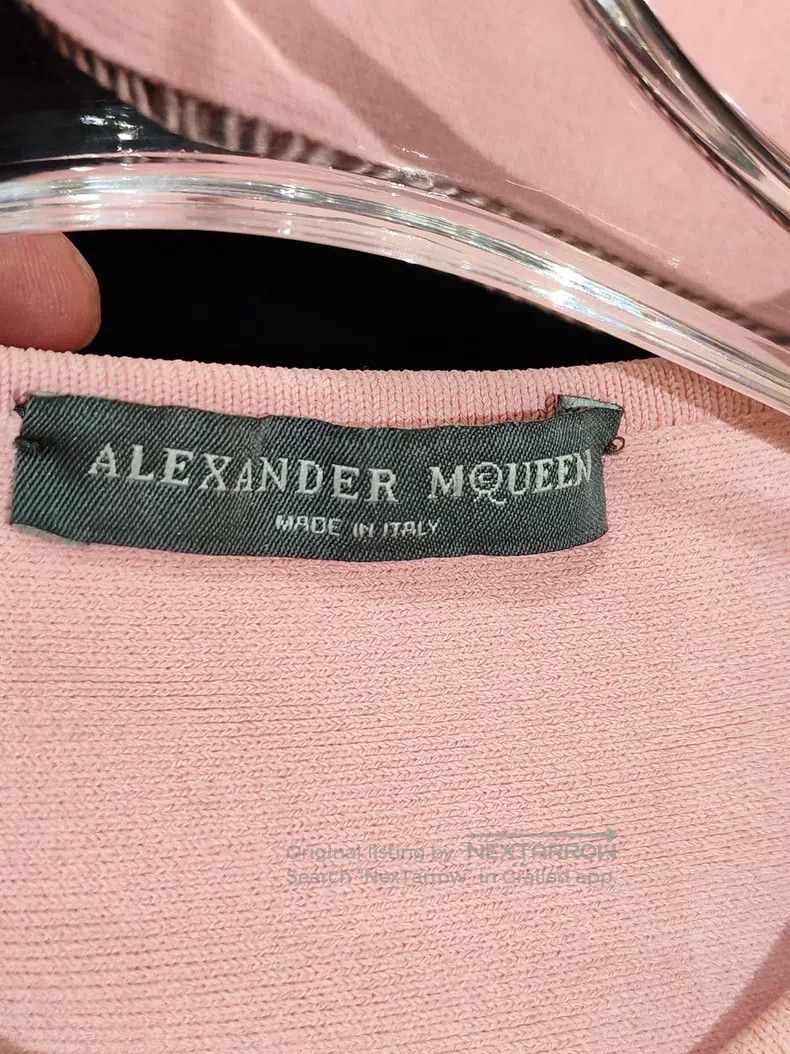 Alexander Mcqueen Pink-black stitched dress - ilac.rochib.com