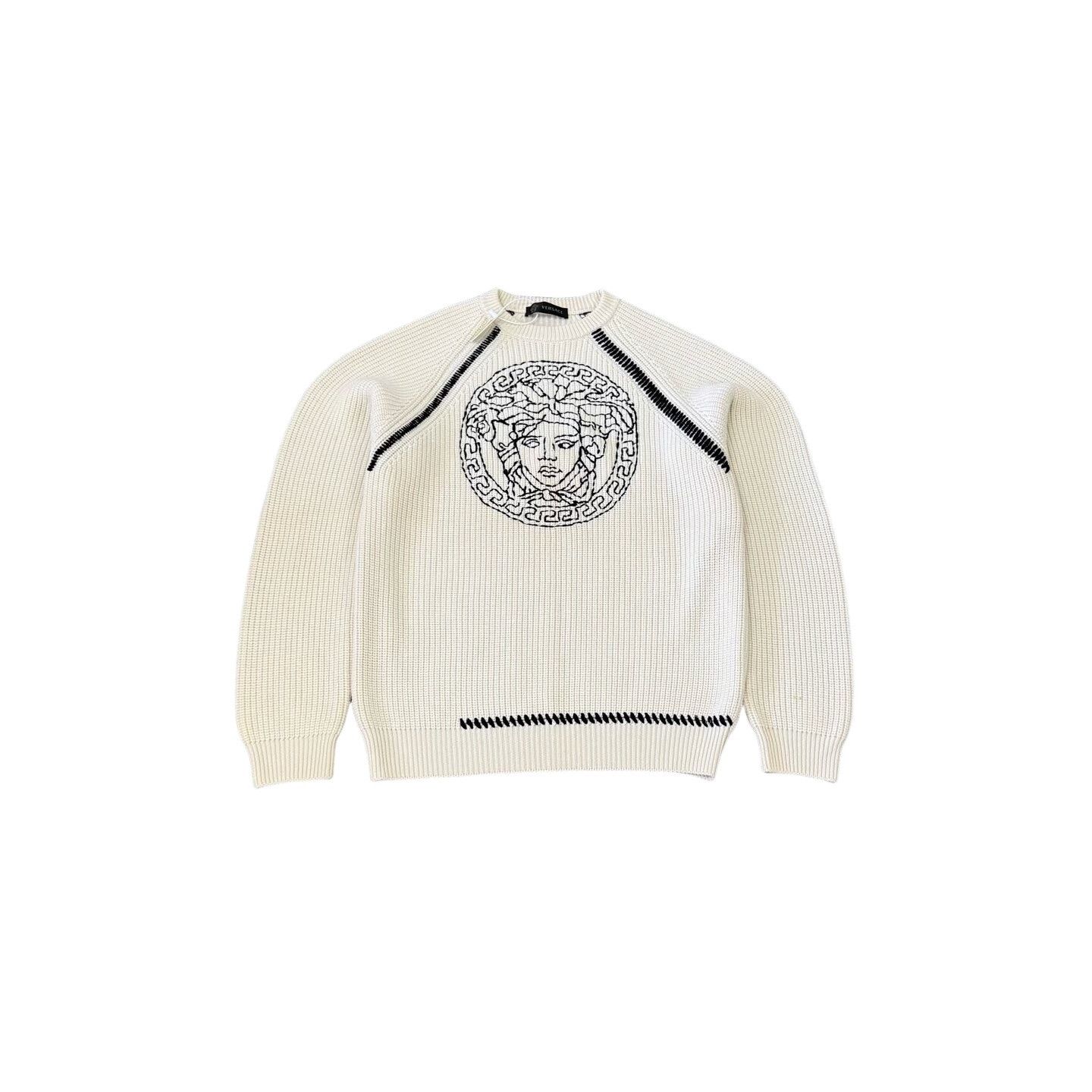 Versace Versace Medusa Head Knit Sweater EU 54 Size US L / EU 52-54 / 3 - 1 Thumbnail