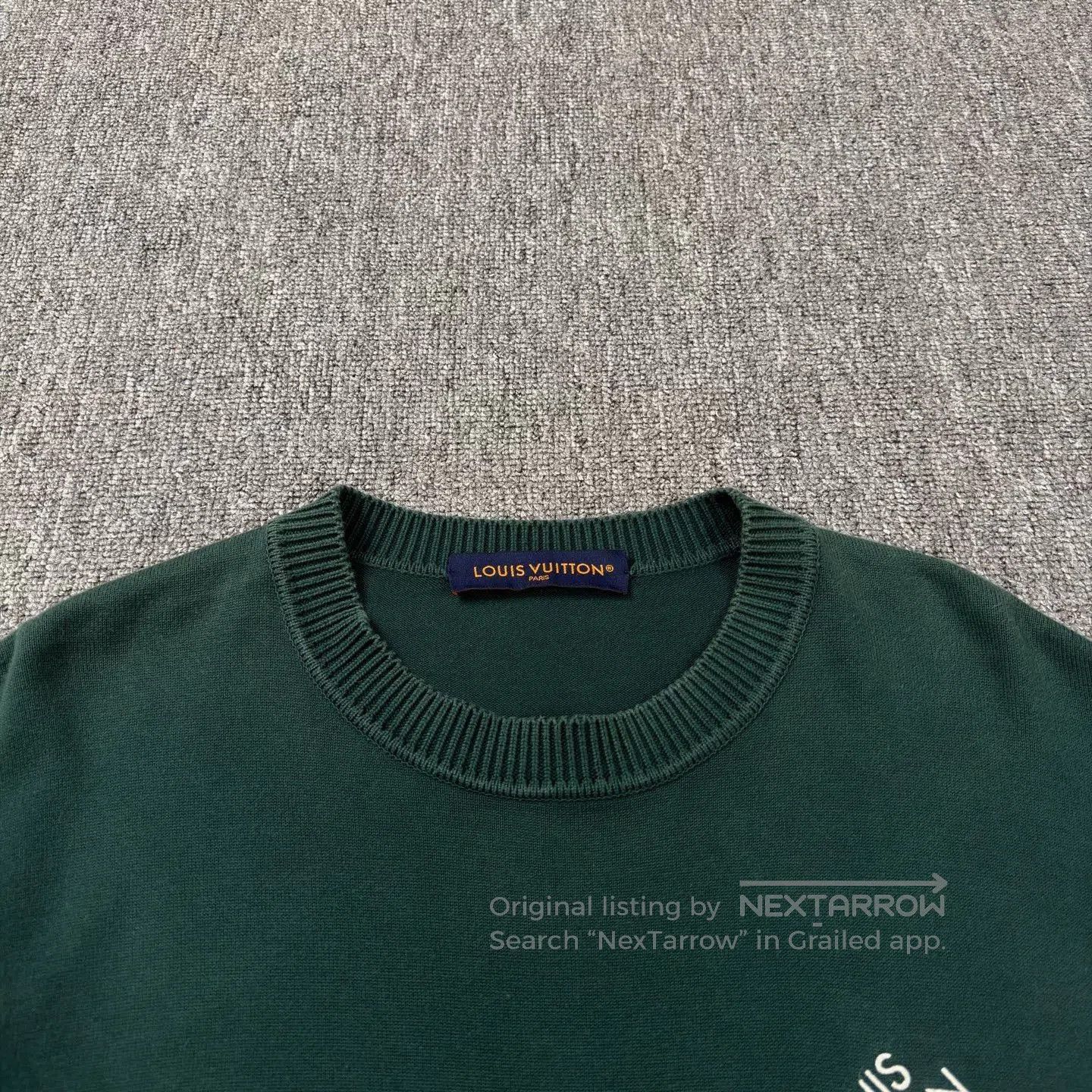 Louis Vuitton LV Green Logo Embroidered Short-Sleeve. Size US M / EU 48-50 / 2 - 3 Thumbnail