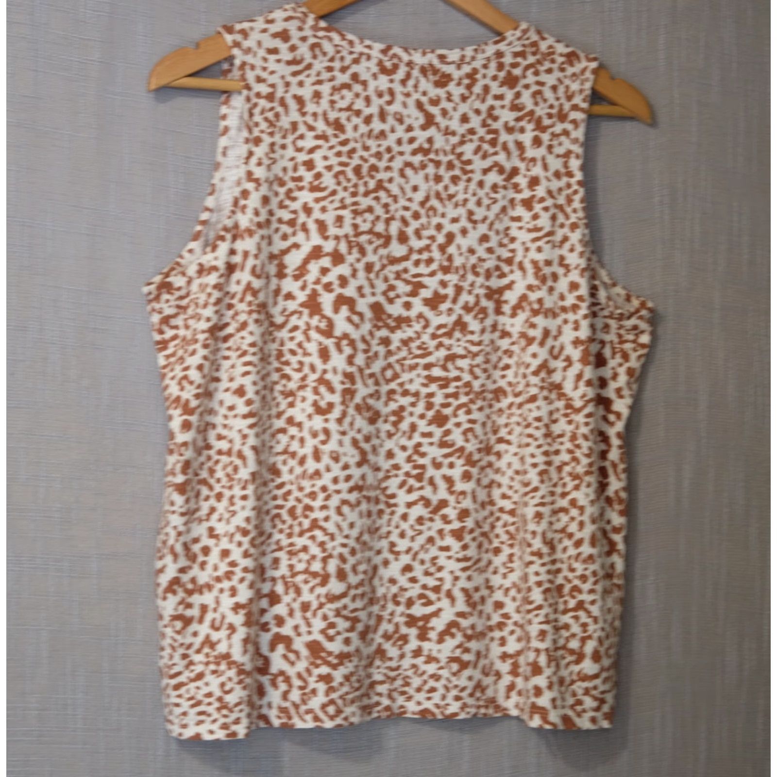 Vintage Maurices Tank Top Womens L Cheetah Print Stretch Lightweight V-Neck Pullover Casual Best Quality Shirt Size L / US 10 / IT 46 - 4 Thumbnail