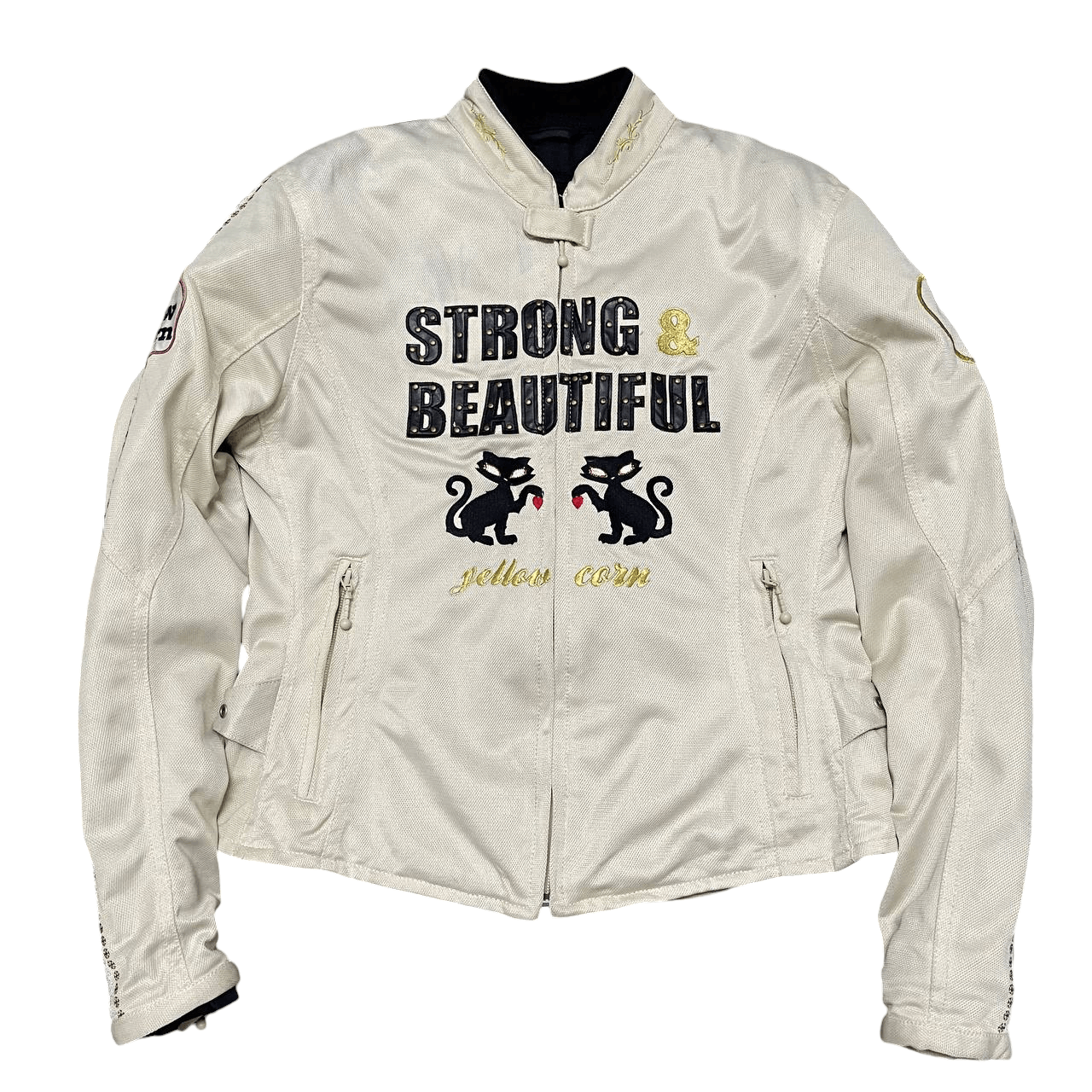 YELLOW CORN Vintage Yellow Corn Racing Jacket with Padding Size US S / EU 44-46 / 1 - 6 Thumbnail