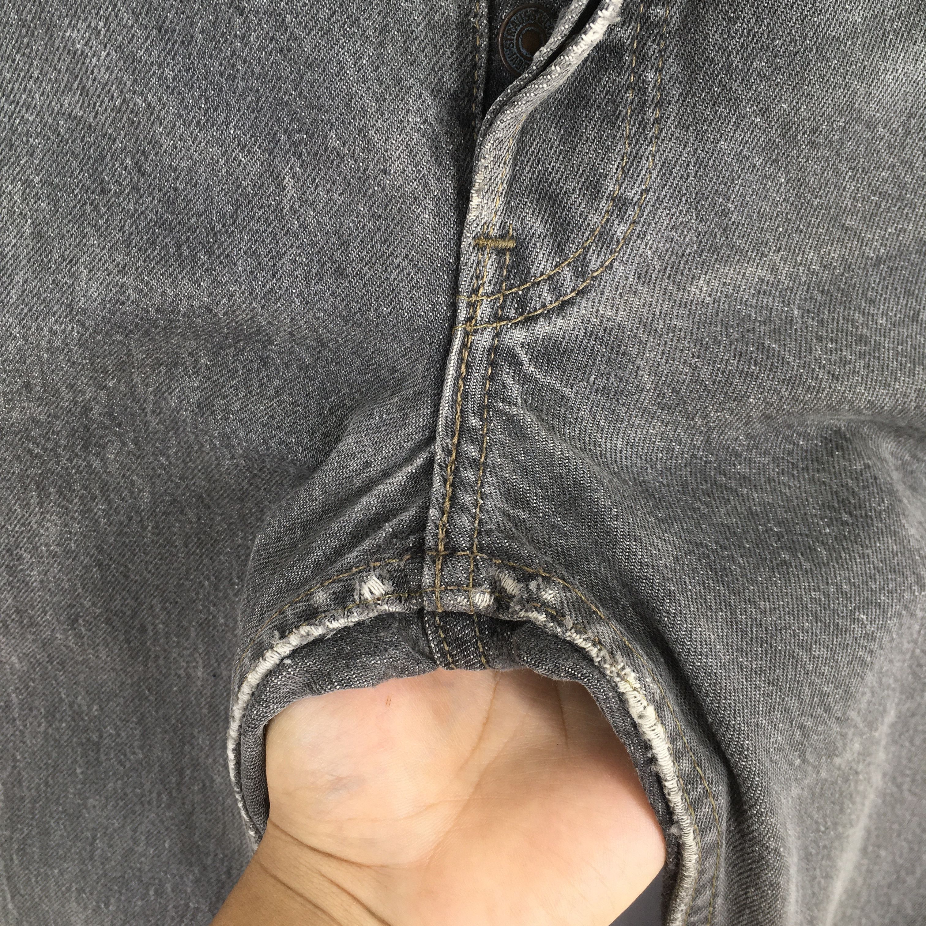 Levi's Size 29x29.5 Vintage 80s Levi's 501 Black Jeans S518 Size US 29 - 7 Thumbnail