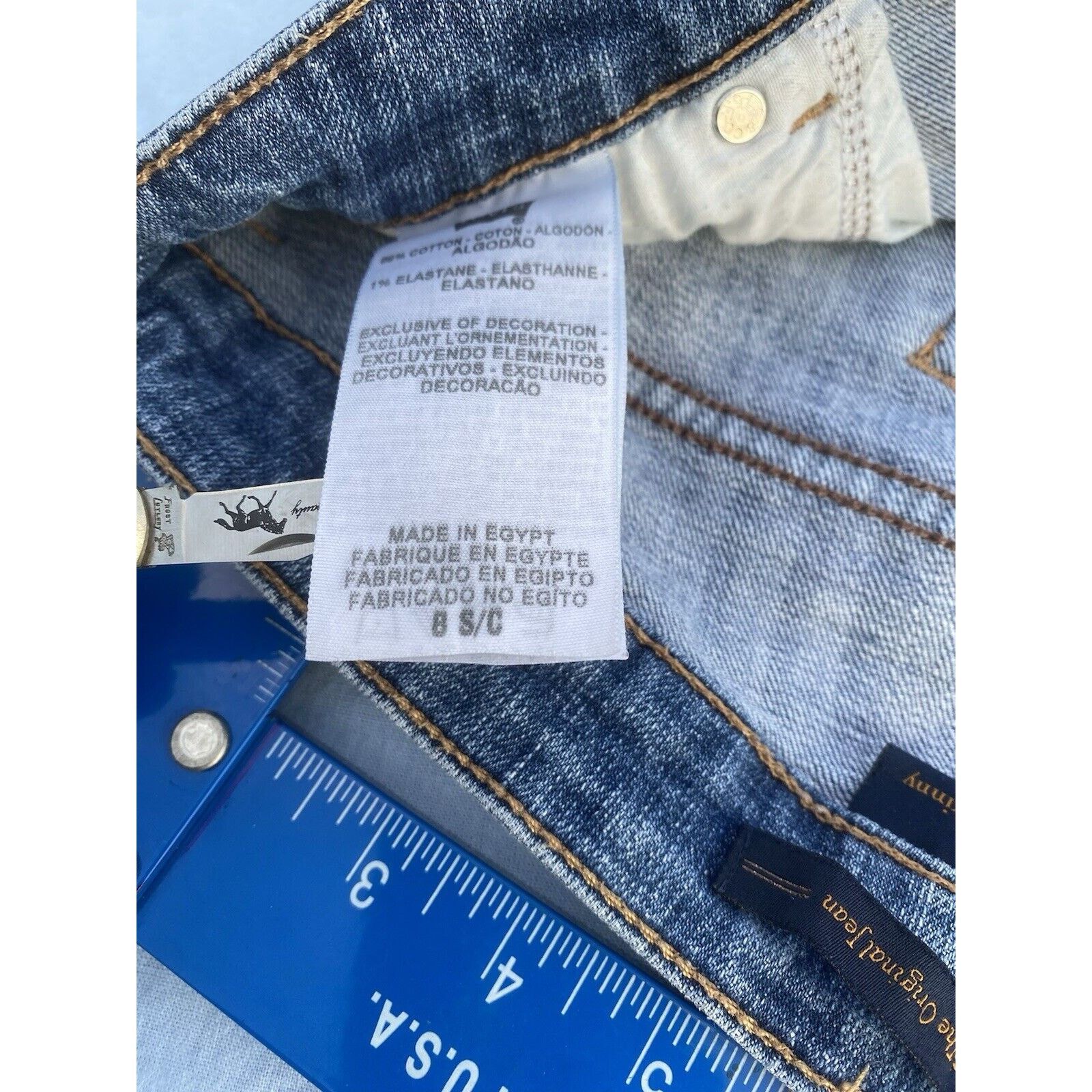 Levi's Levi's Original Jean Size 8S/C Medium Wash Skinny Denim Size 30" / US 8 / IT 44 - 10 Thumbnail