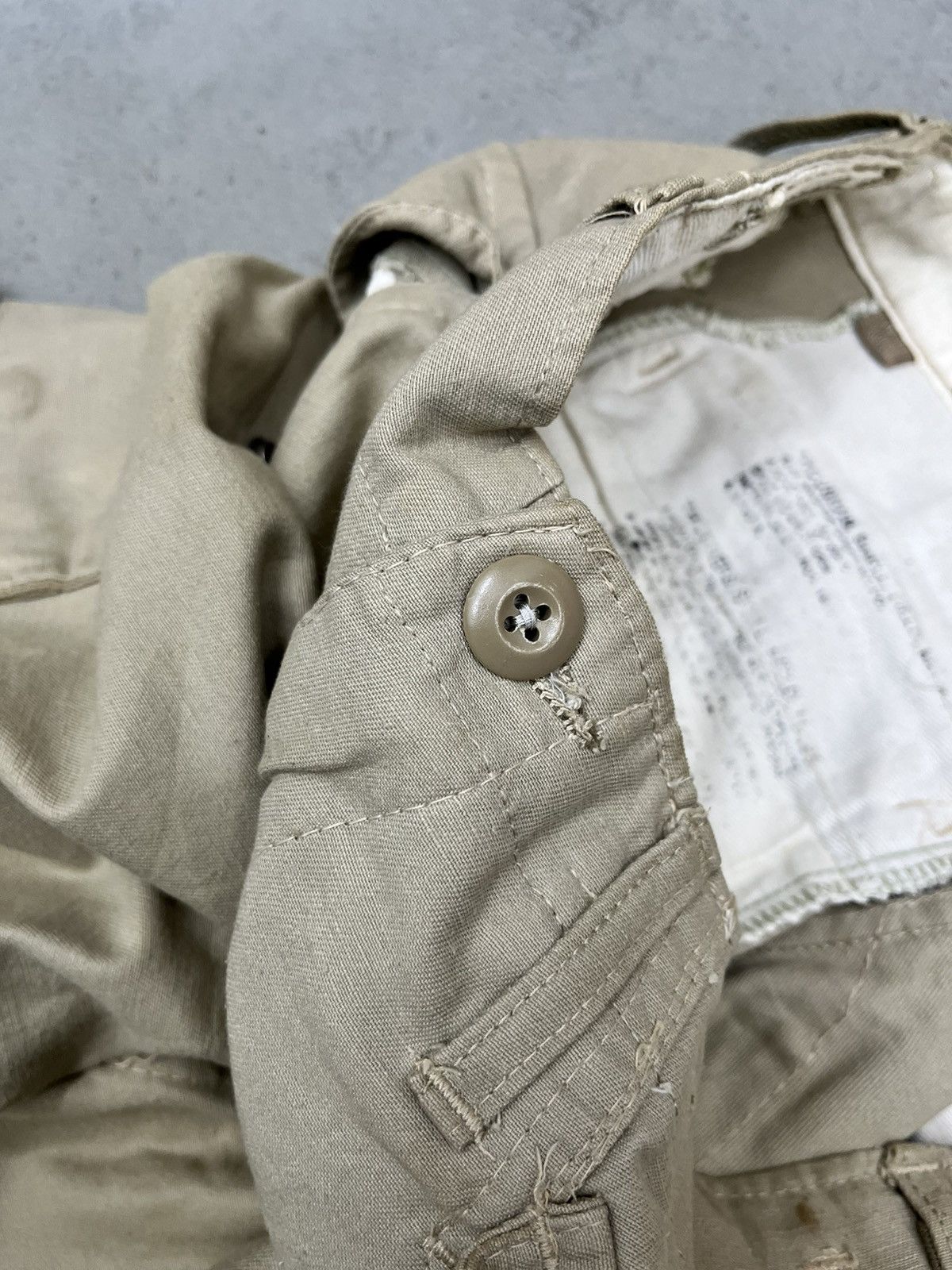 Vintage ARCHIVE💥BALLOON ARMY CARGO TROUSERS Size US 32 / EU 48 - 13 Thumbnail