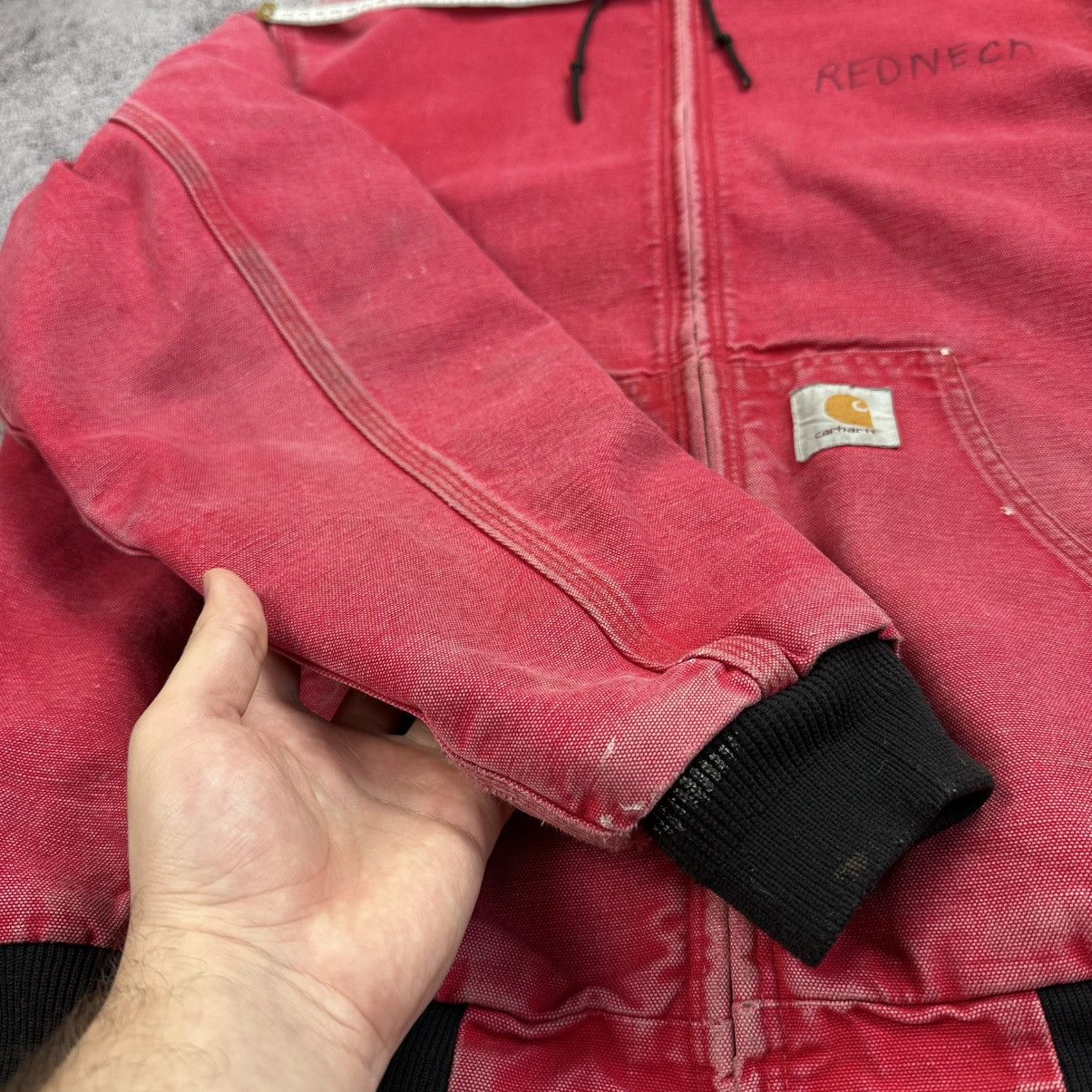Carhartt Vintage Carhartt JR110 Red Hooded Work Jacket – Made in USA Size US L / EU 52-54 / 3 - 10 Thumbnail