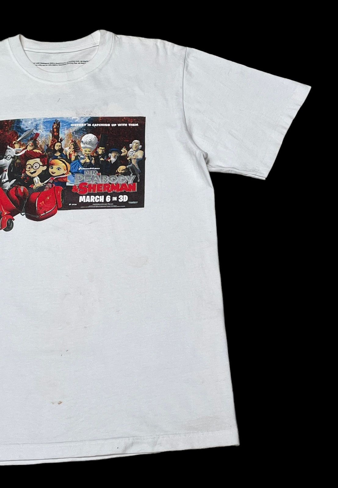 Vintage Movie Mr. Peabody & Sherman T-Shirt 2014 Size US M / EU 48-50 / 2 - 3 Thumbnail