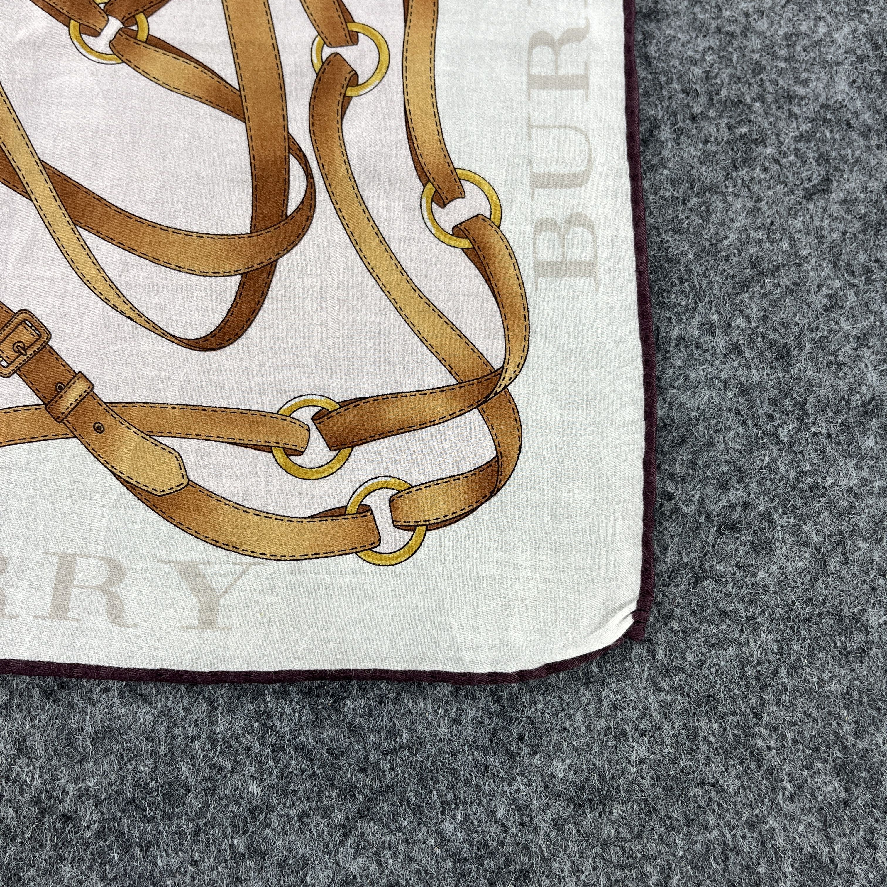 Burberry × Vintage Burberry Handkerchief / Bandana / Neckerchief B440 Size ONE SIZE - 3 Thumbnail