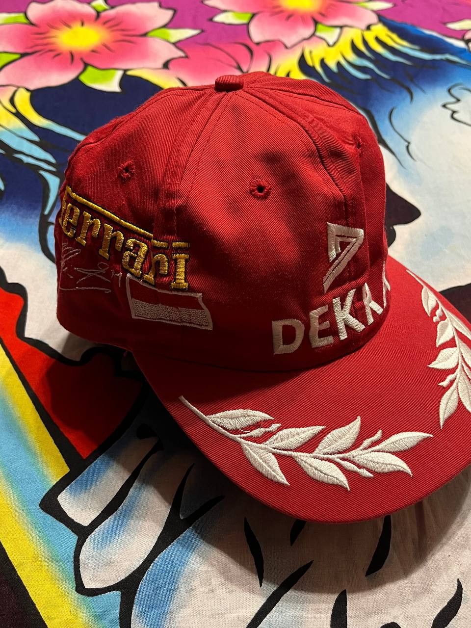 Ferrari × Formula 1 × NASCAR Vintage Ferrari Dekra Michael Schumacher Cap Racing F1 90s Size ONE SIZE - 2 Thumbnail